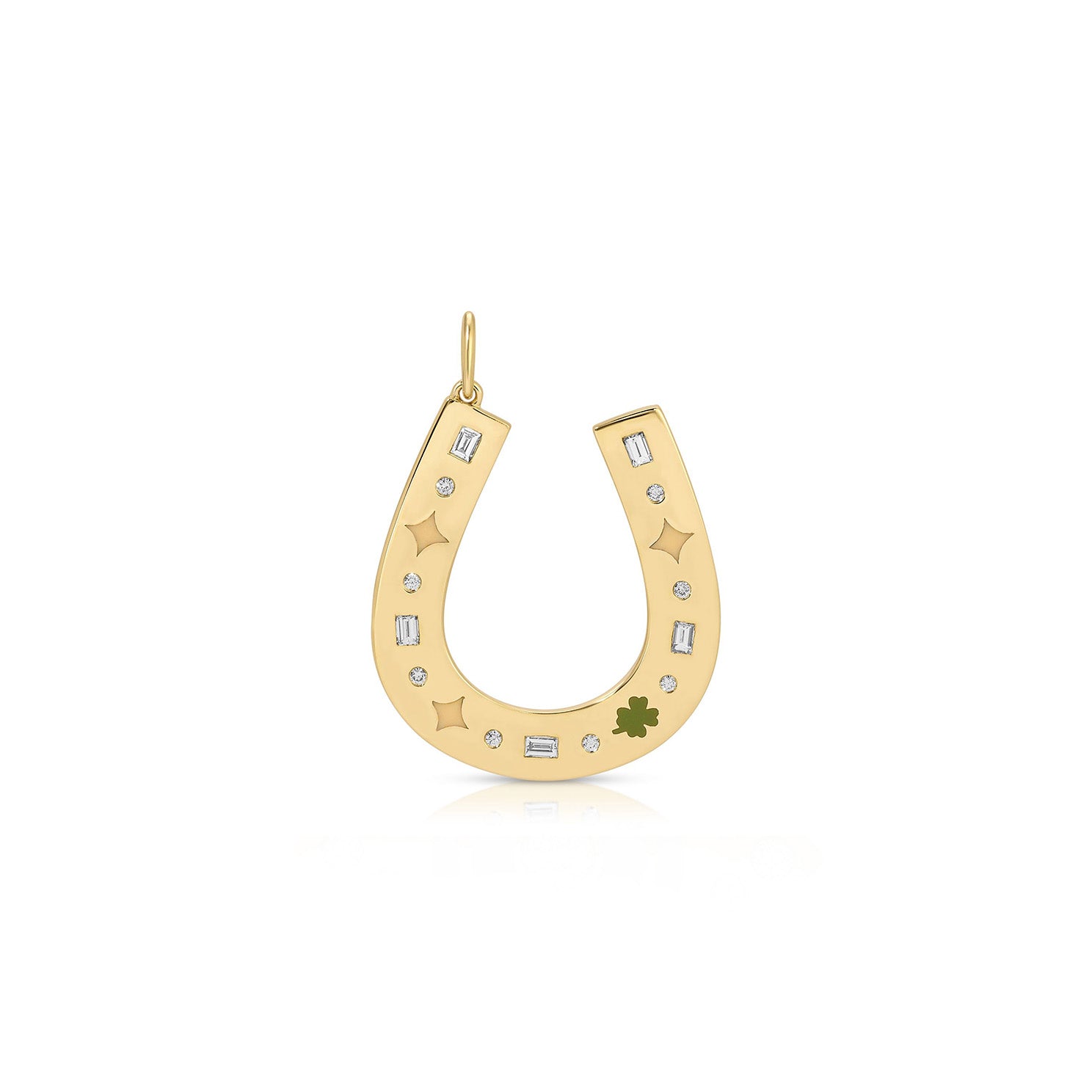 Jumbo Lucky Horseshoe Charm