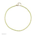Birthstone Bead Necklace In Peridot with Period label