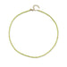 Birthstone Bead Necklace In Peridot 