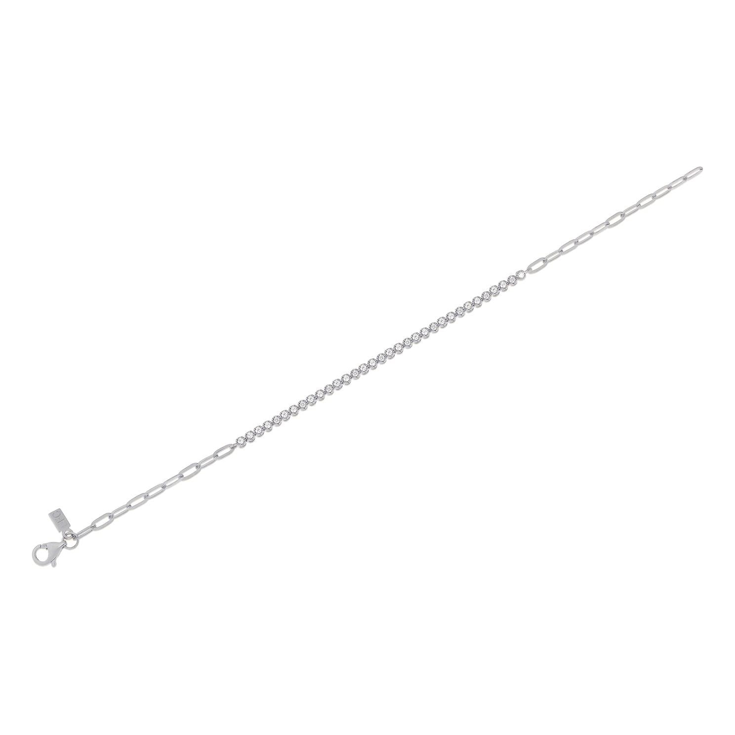 Diamond Segment Mini Link Bracelet