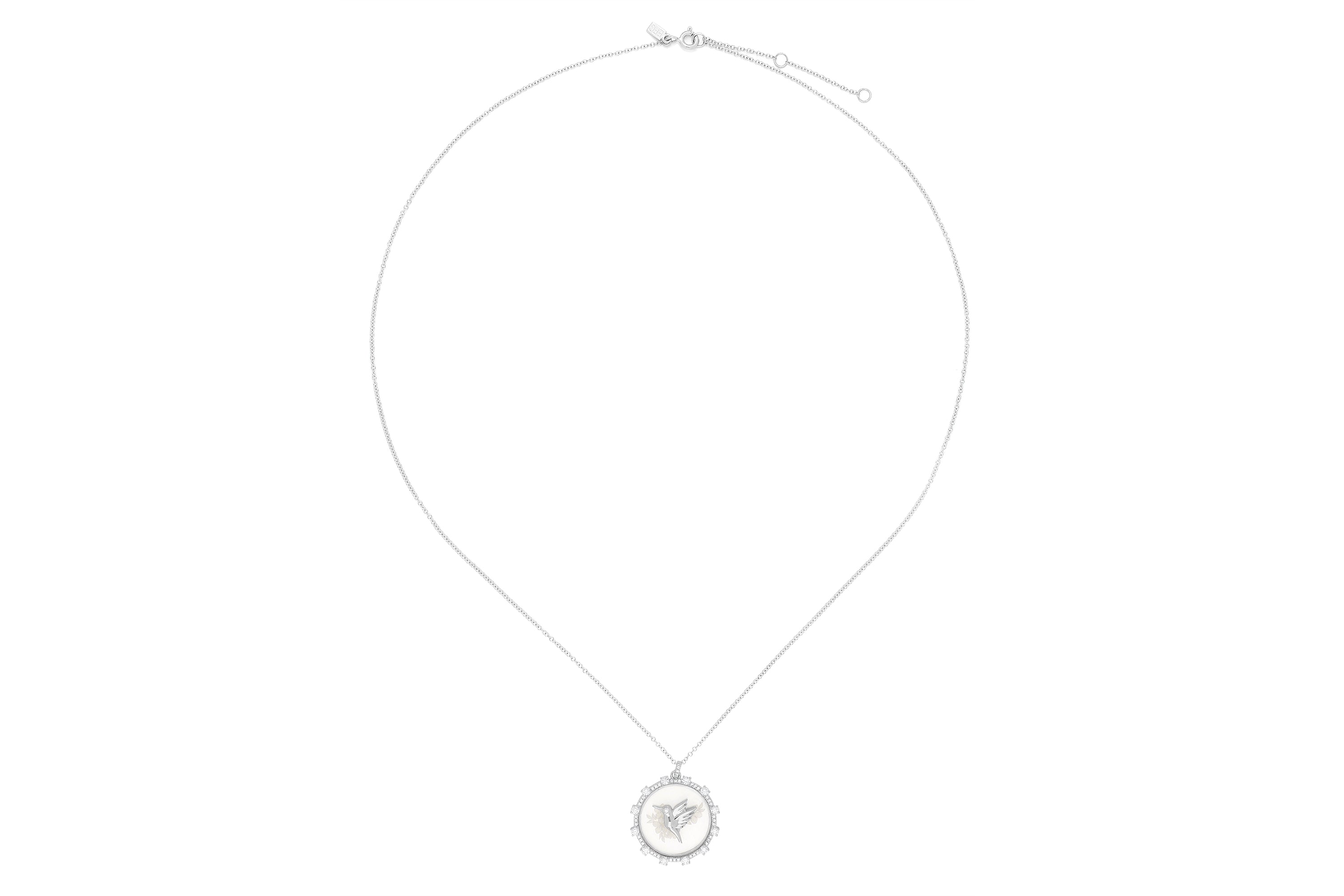 Floating Hummingbird Necklace