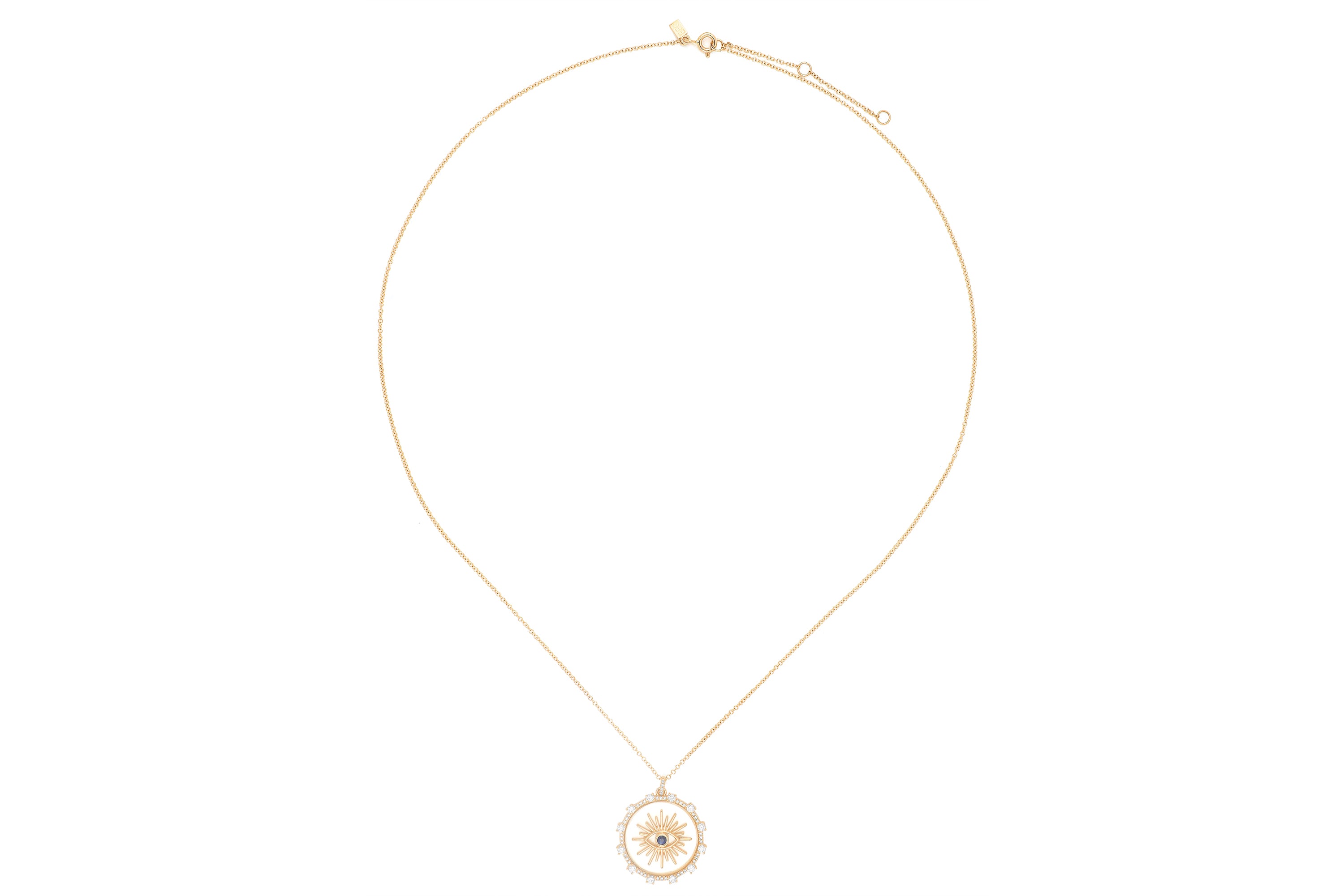 Floating Evil Eye Necklace