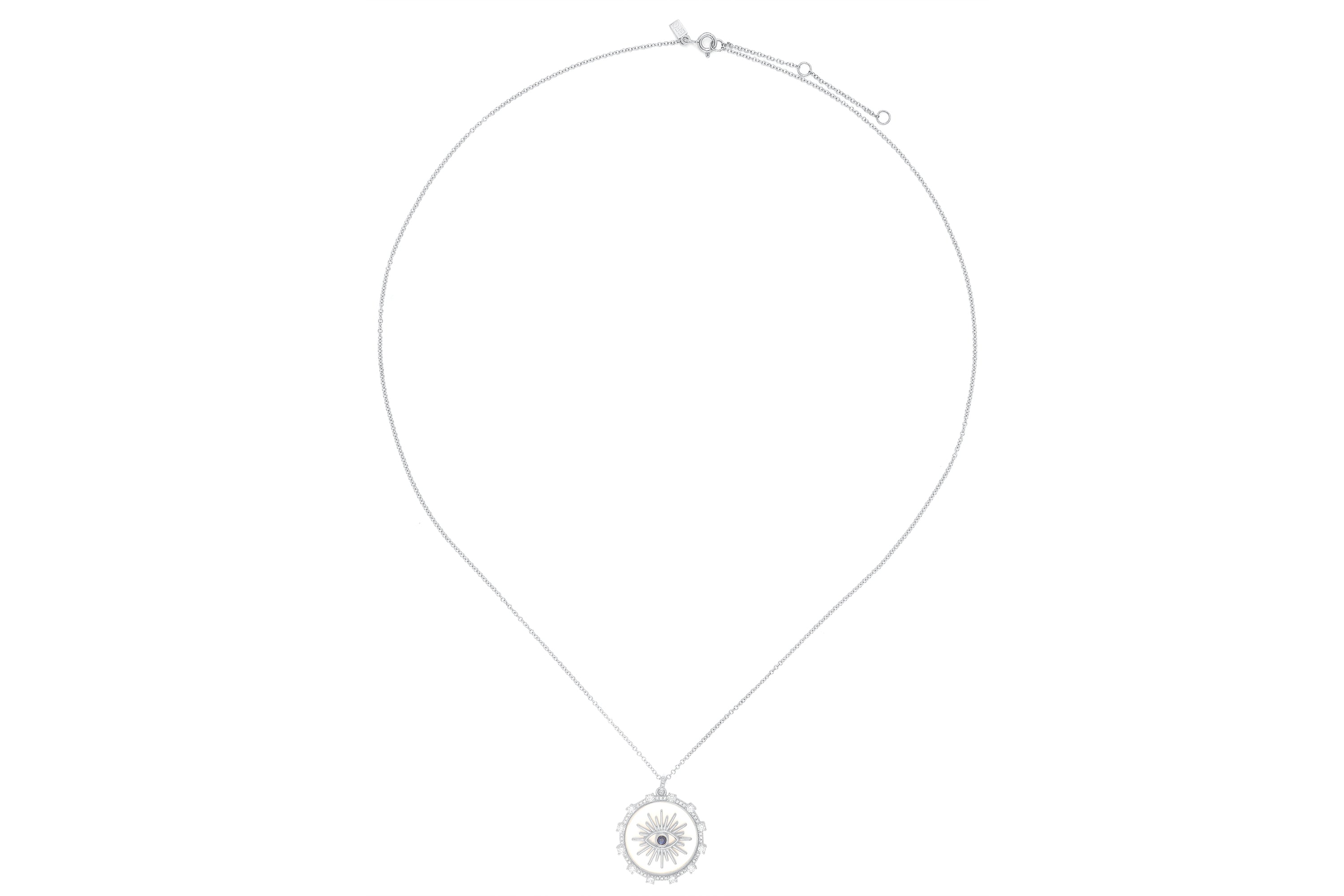Floating Evil Eye Necklace