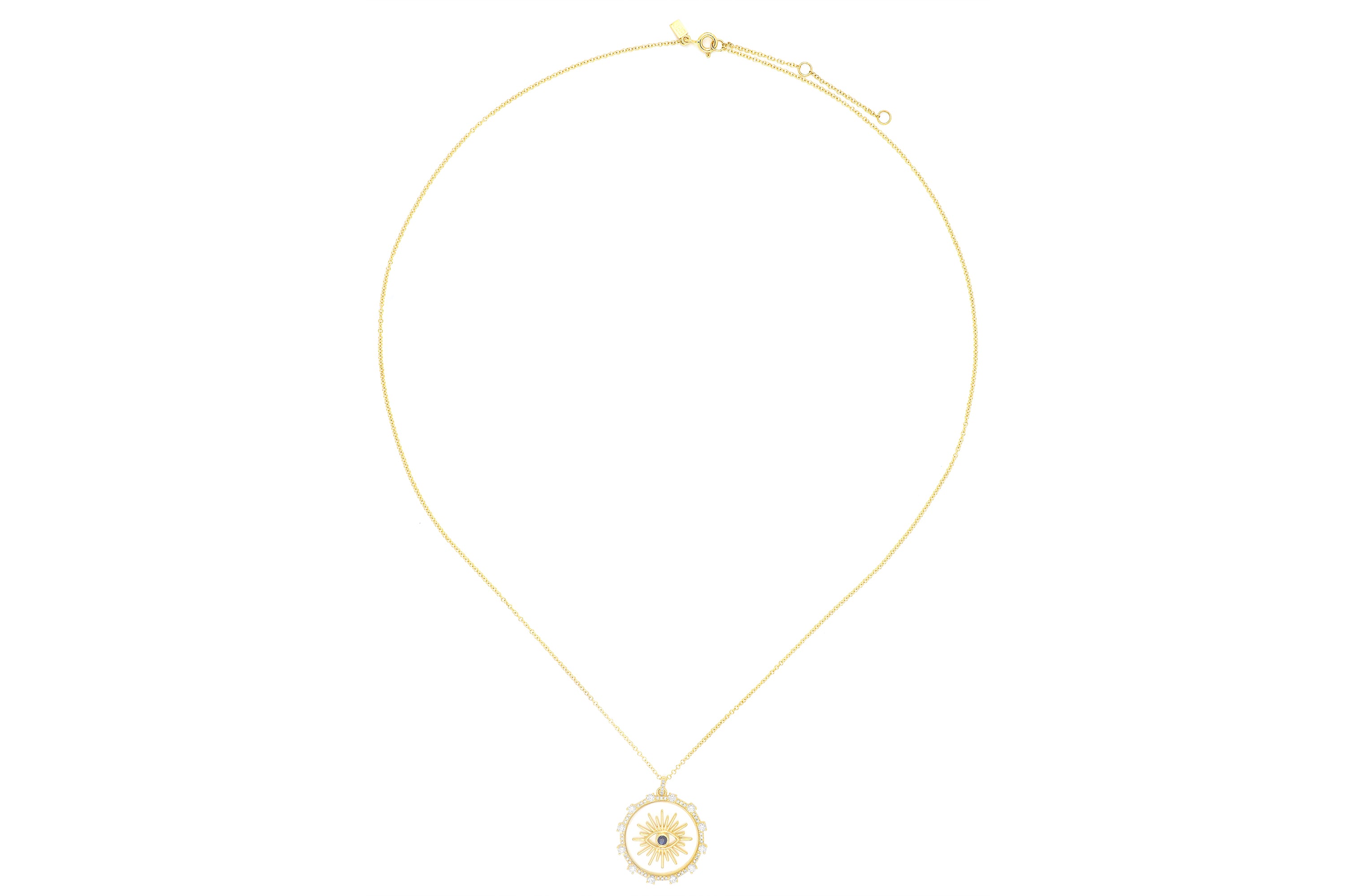 Floating Evil Eye Necklace