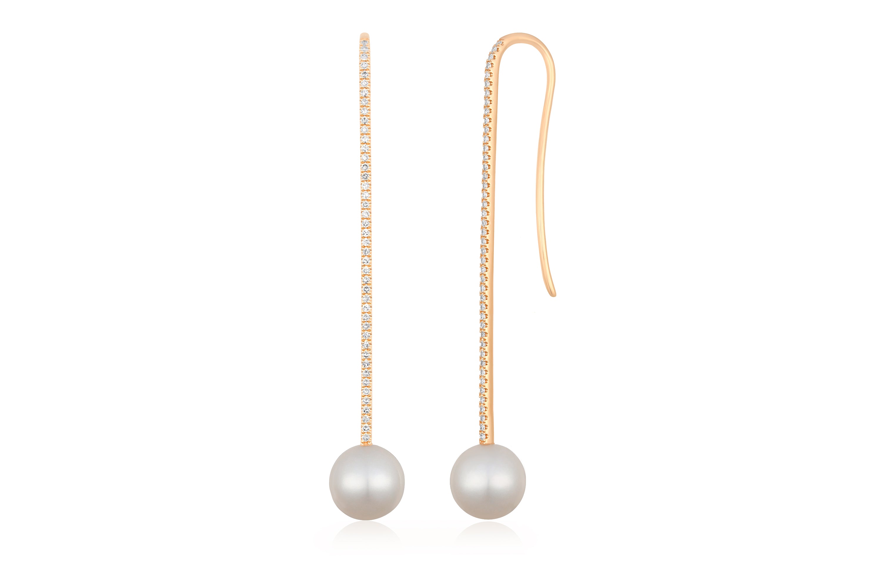 Jumbo Pearl Ball Drop Earrings