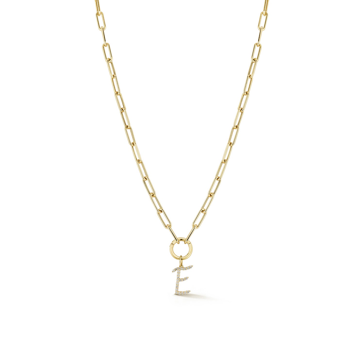 Lola Enhanced Jumbo Initial Chain Necklace