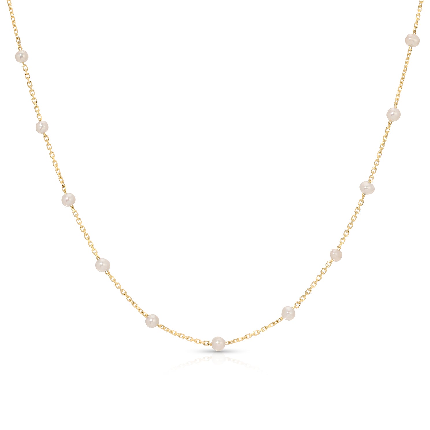 Pearl Satellite Chain Necklace