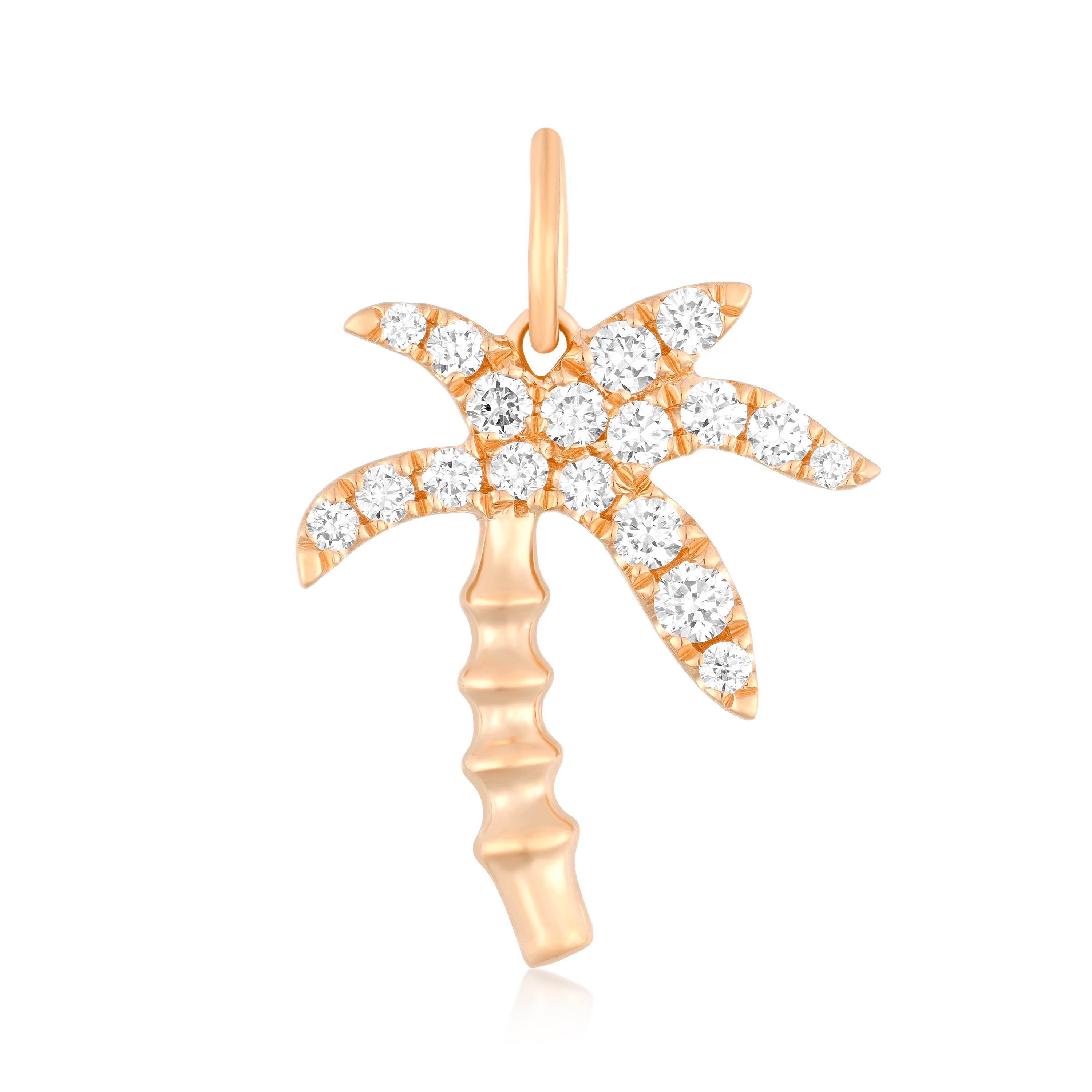Jumbo Diamond Palm Tree Charm