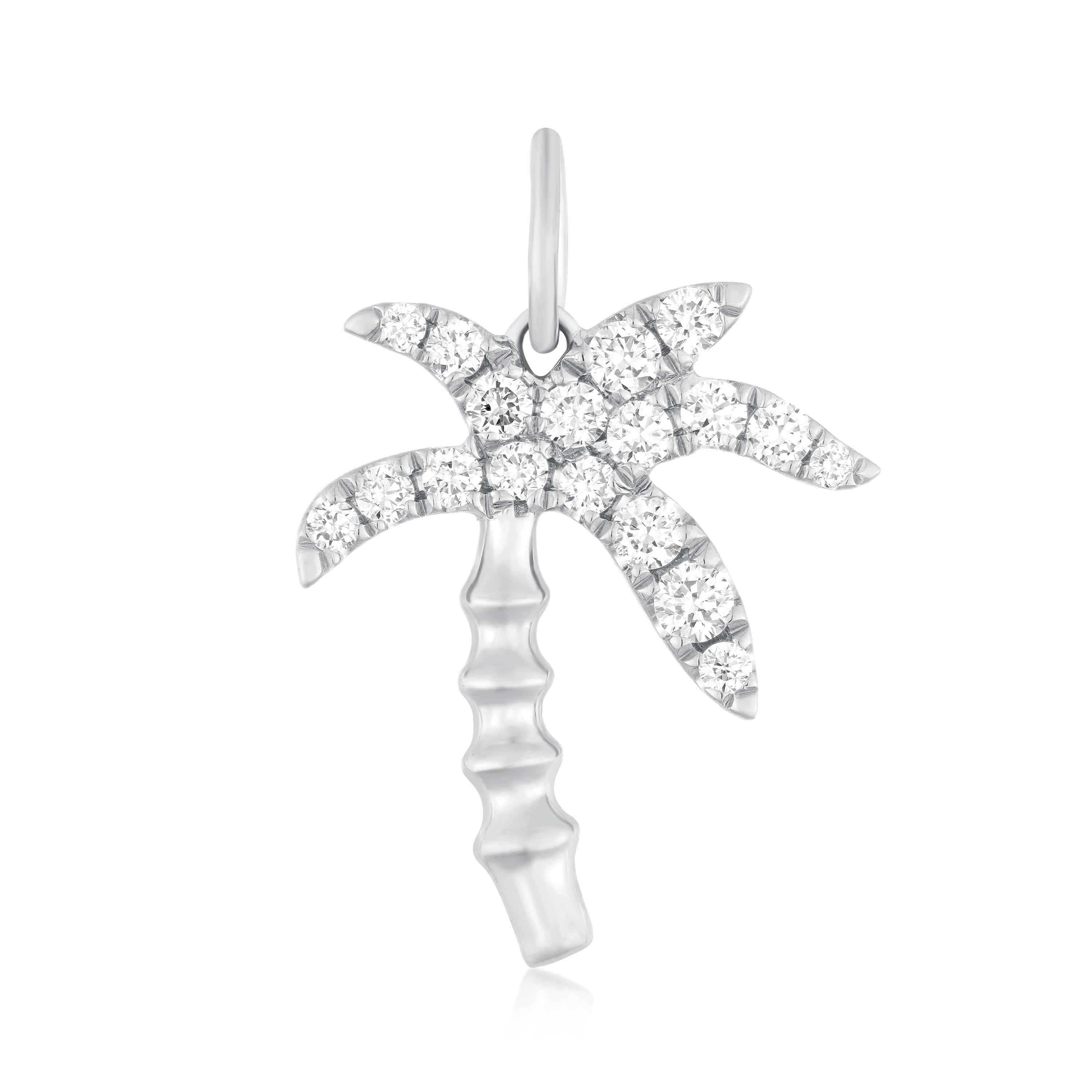 Jumbo Diamond Palm Tree Charm