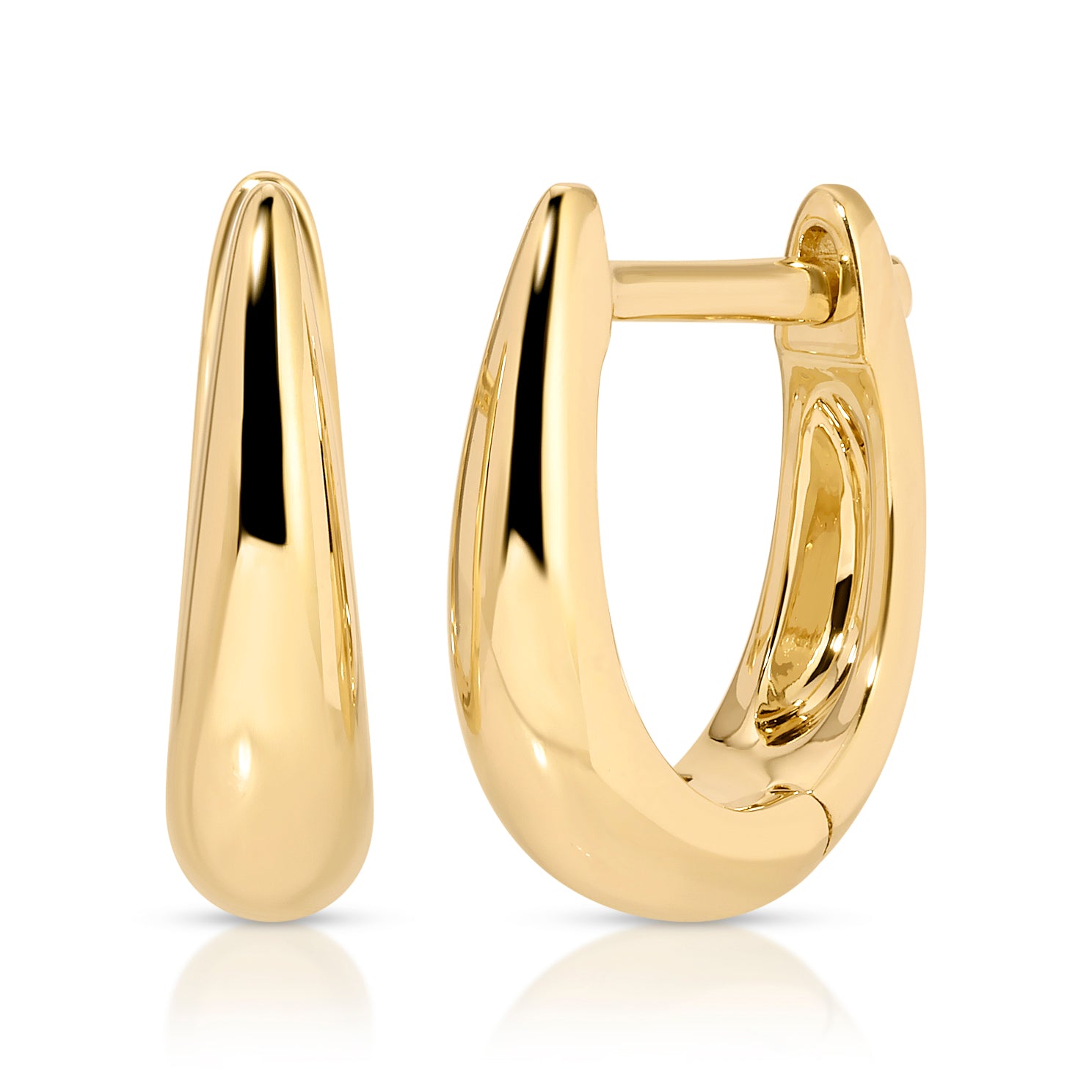 Gold Mini Maeve Huggie Earrings