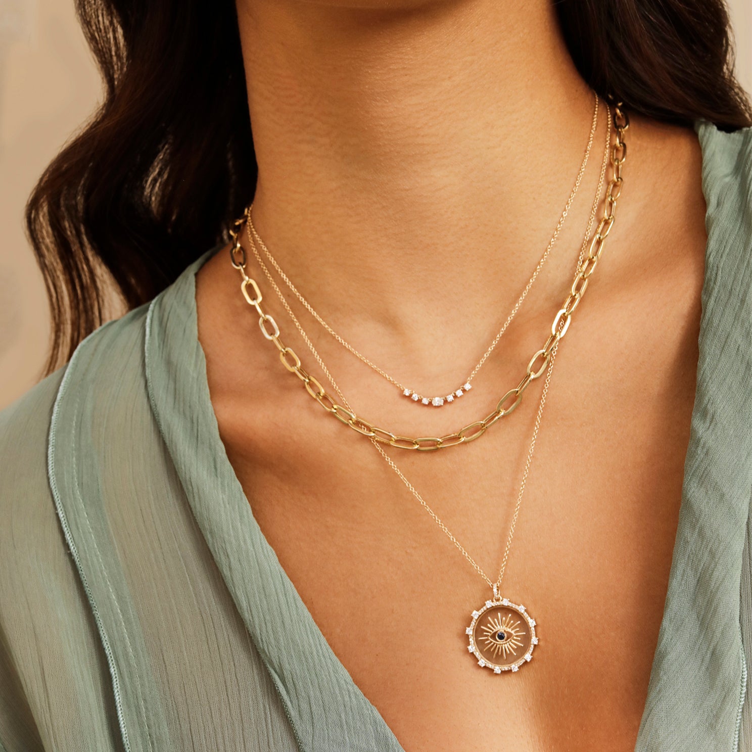 Diamond Carrie Necklace