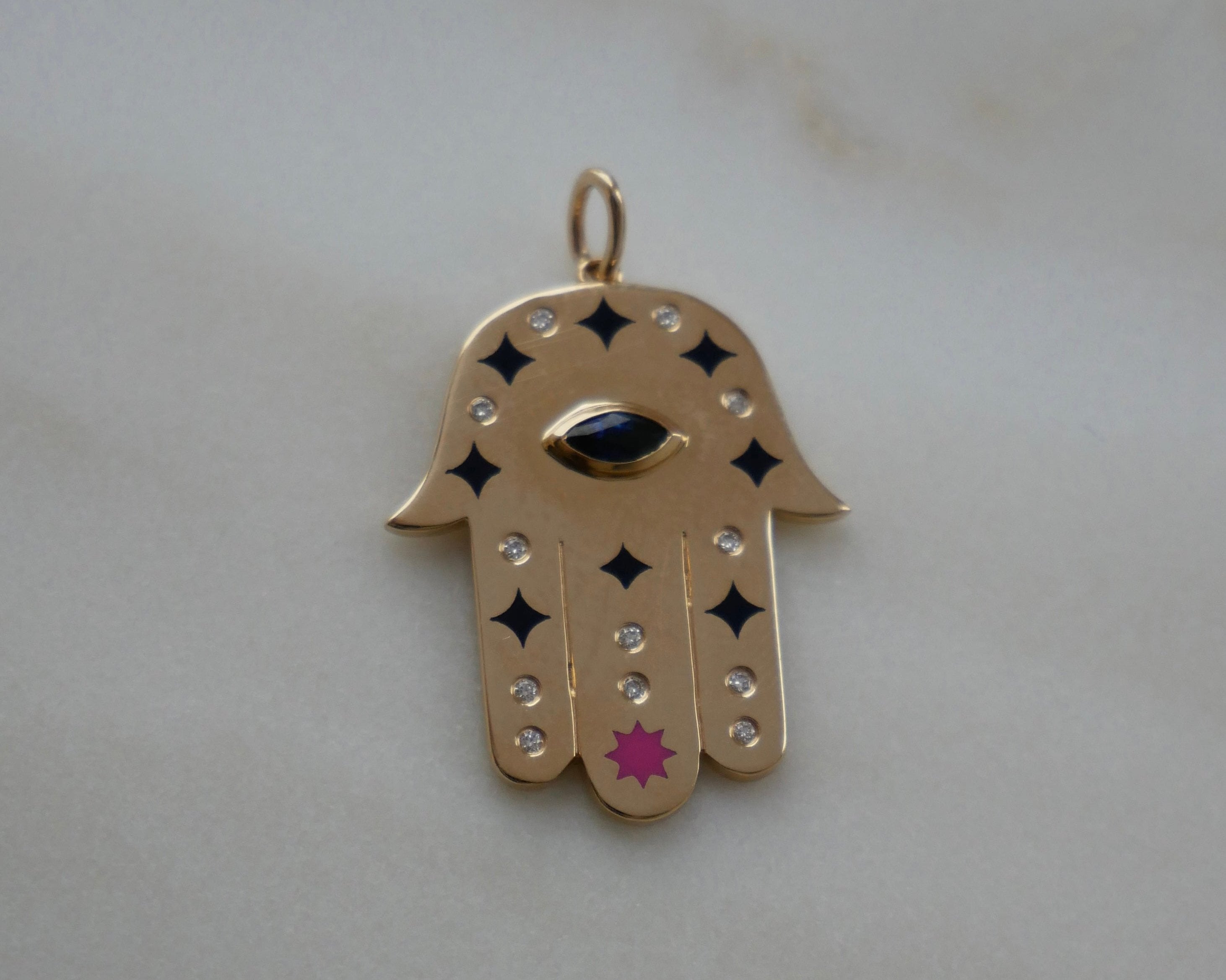 Jumbo Hamsa Protection Charm