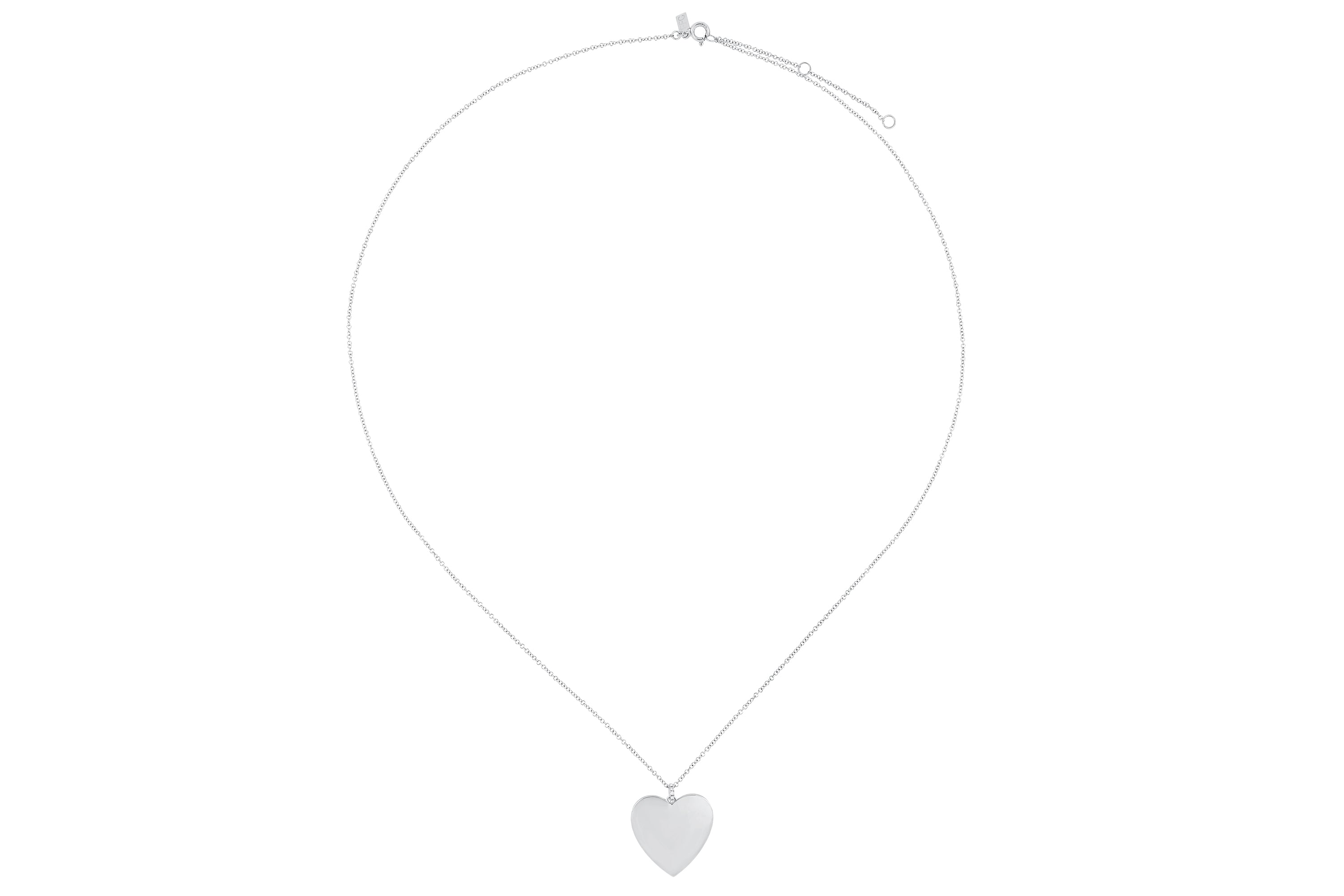 Gold Jumbo Heart Necklace