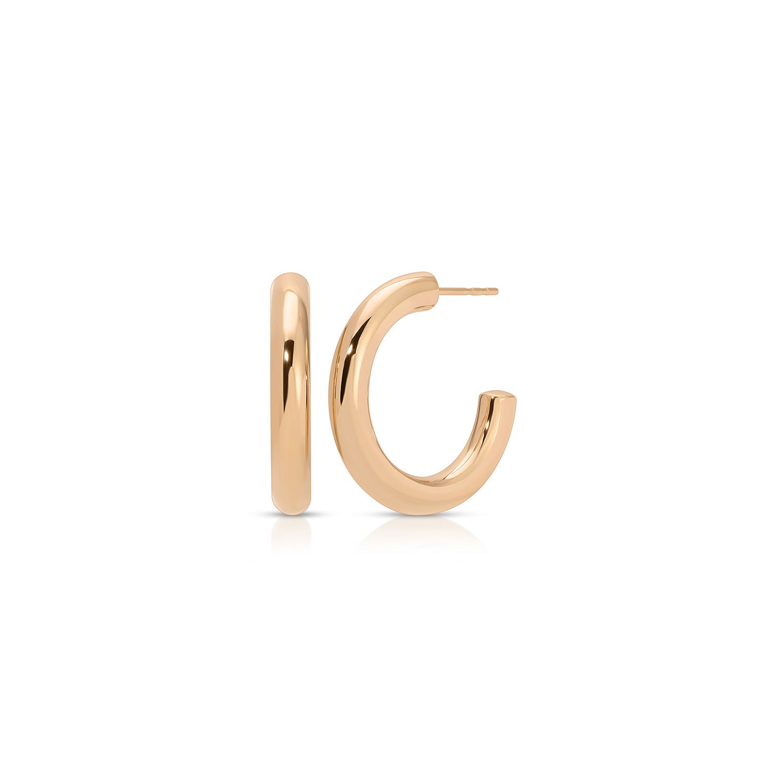 Gold Jumbo Sasha Hoop Earrings