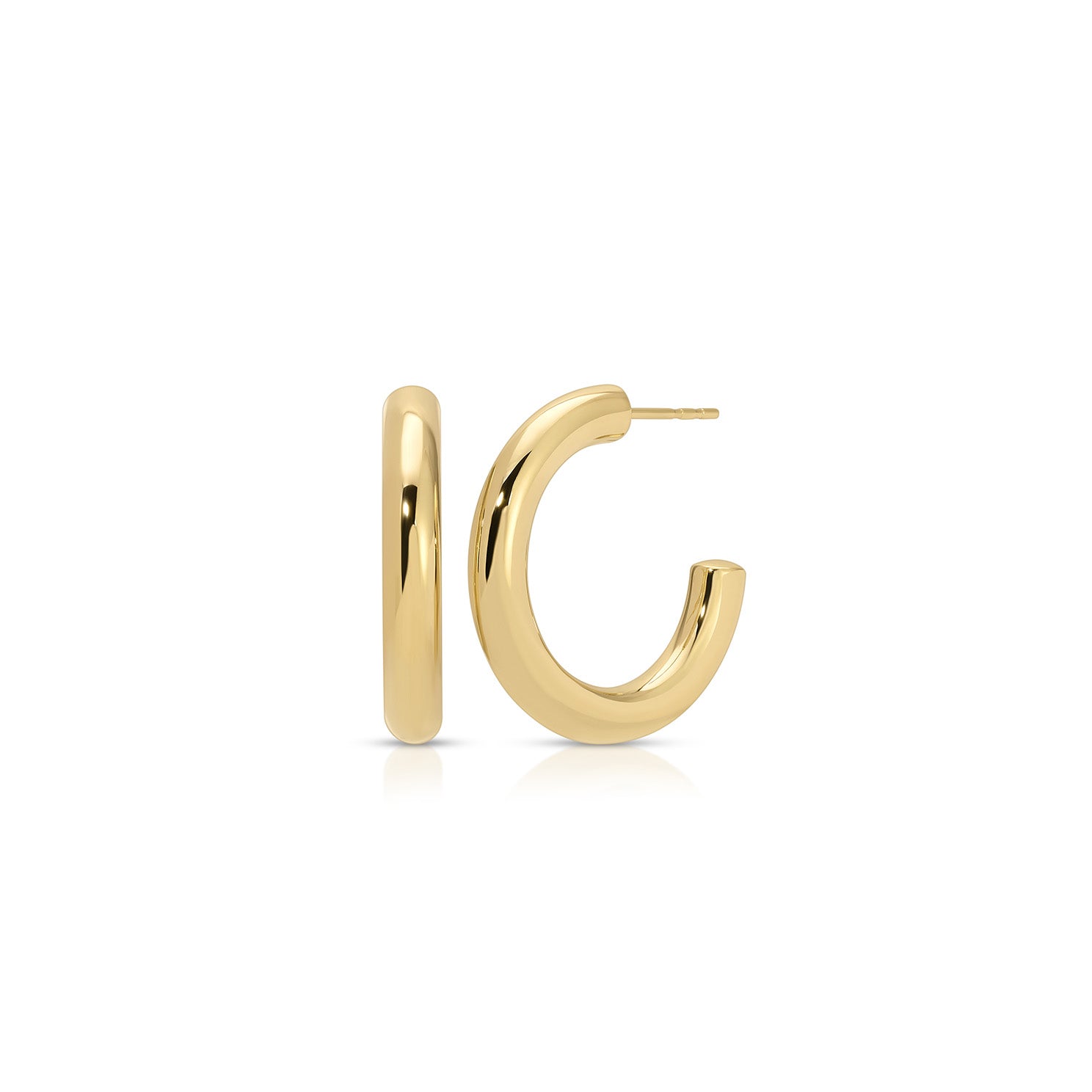 Gold Jumbo Sasha Hoop Earrings
