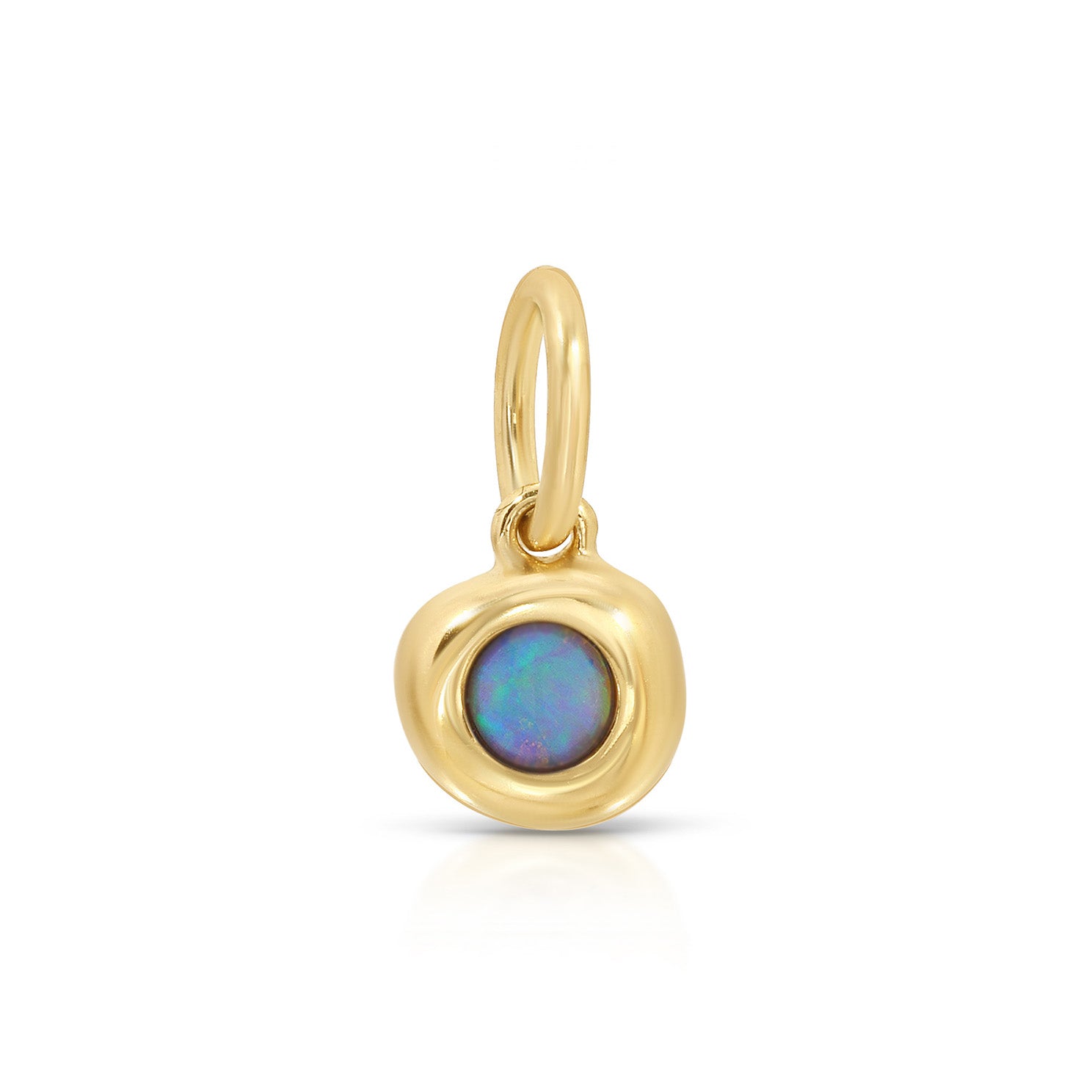 Opal Pillow Birthstone Charm