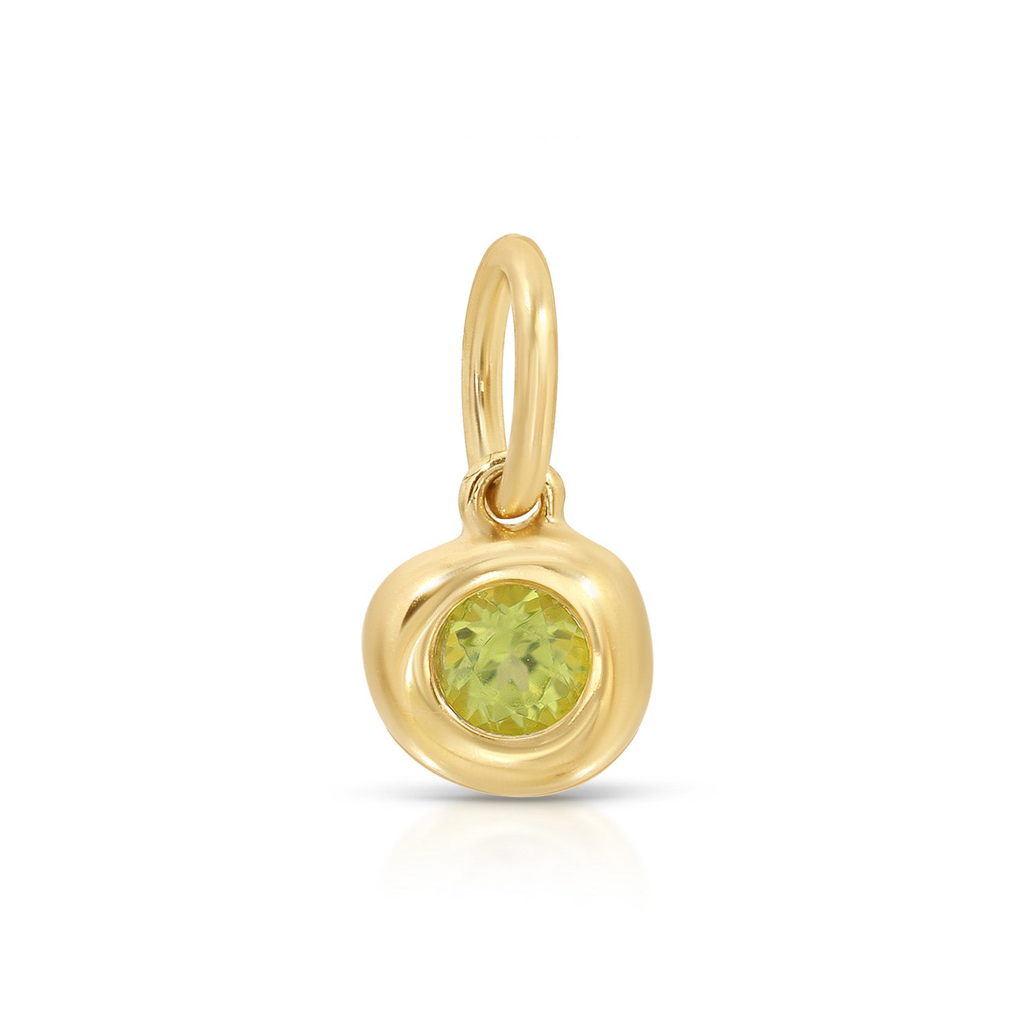 Peridot Pillow Birthstone Charm