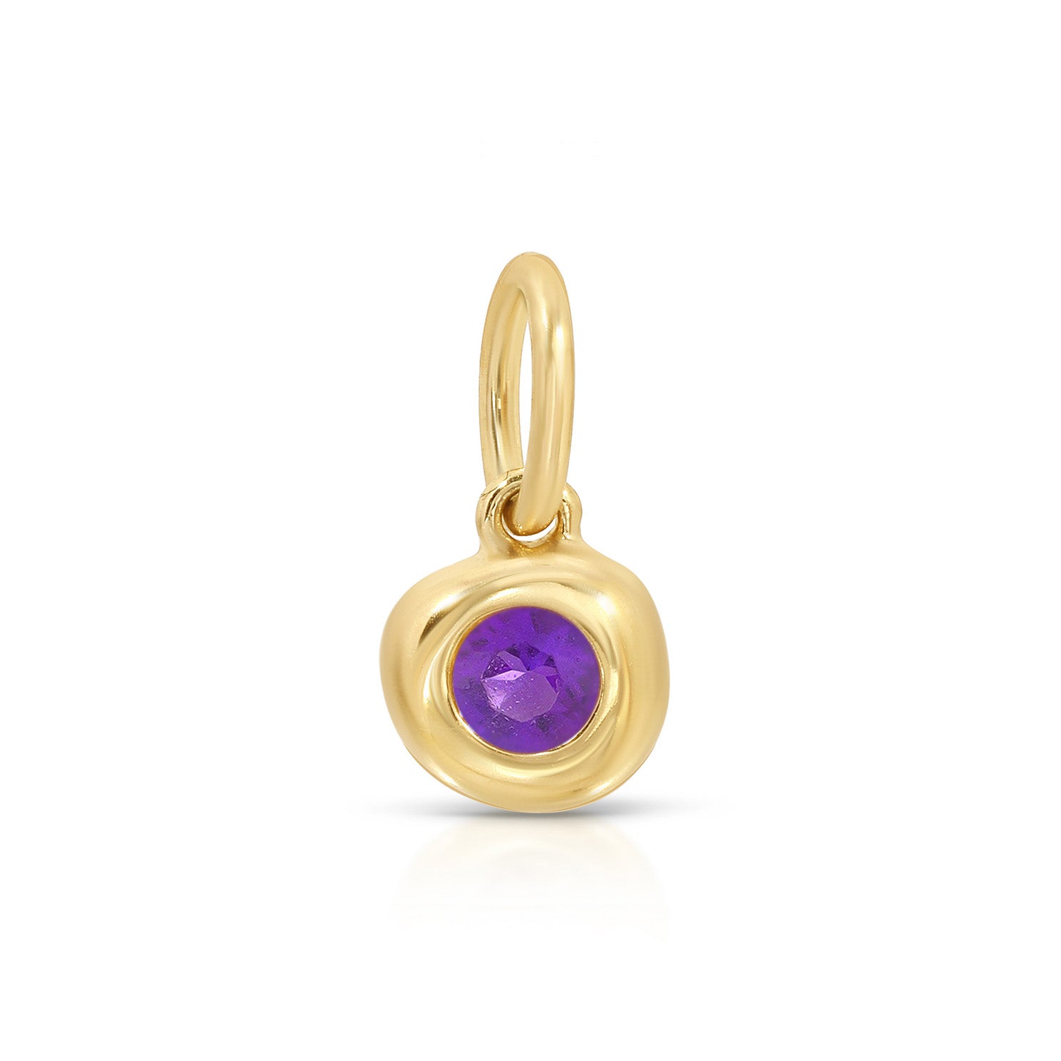 Tanzanite Pillow Birthstone Charm