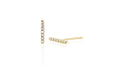 EF Collection Diamond Bar Stud Earrings - 1