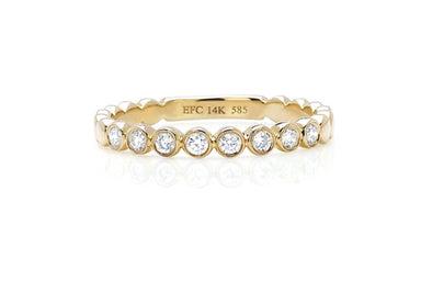 EF Collection Diamond Bezel Stack Ring - 1