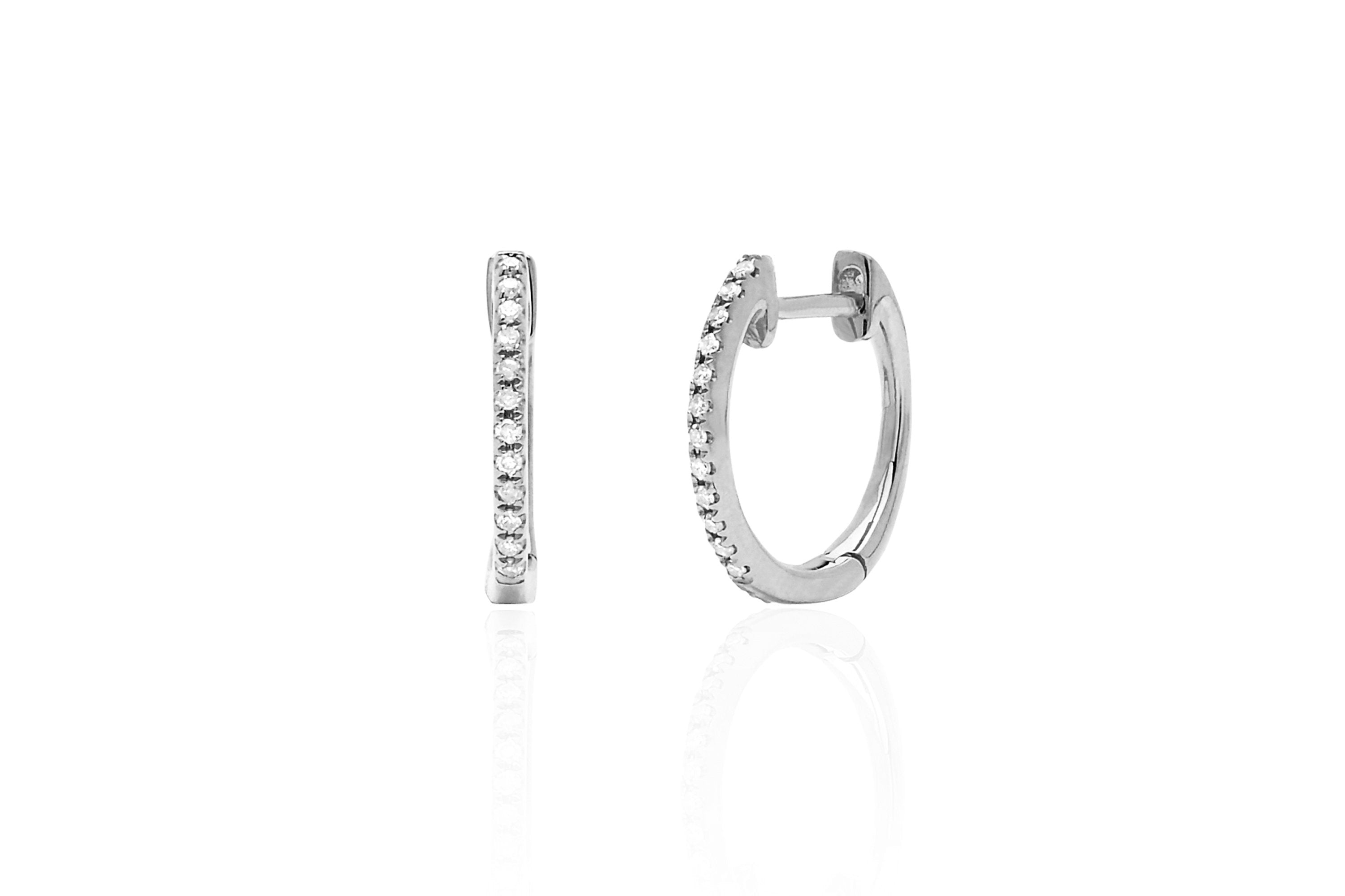 Diamond Huggie Earring