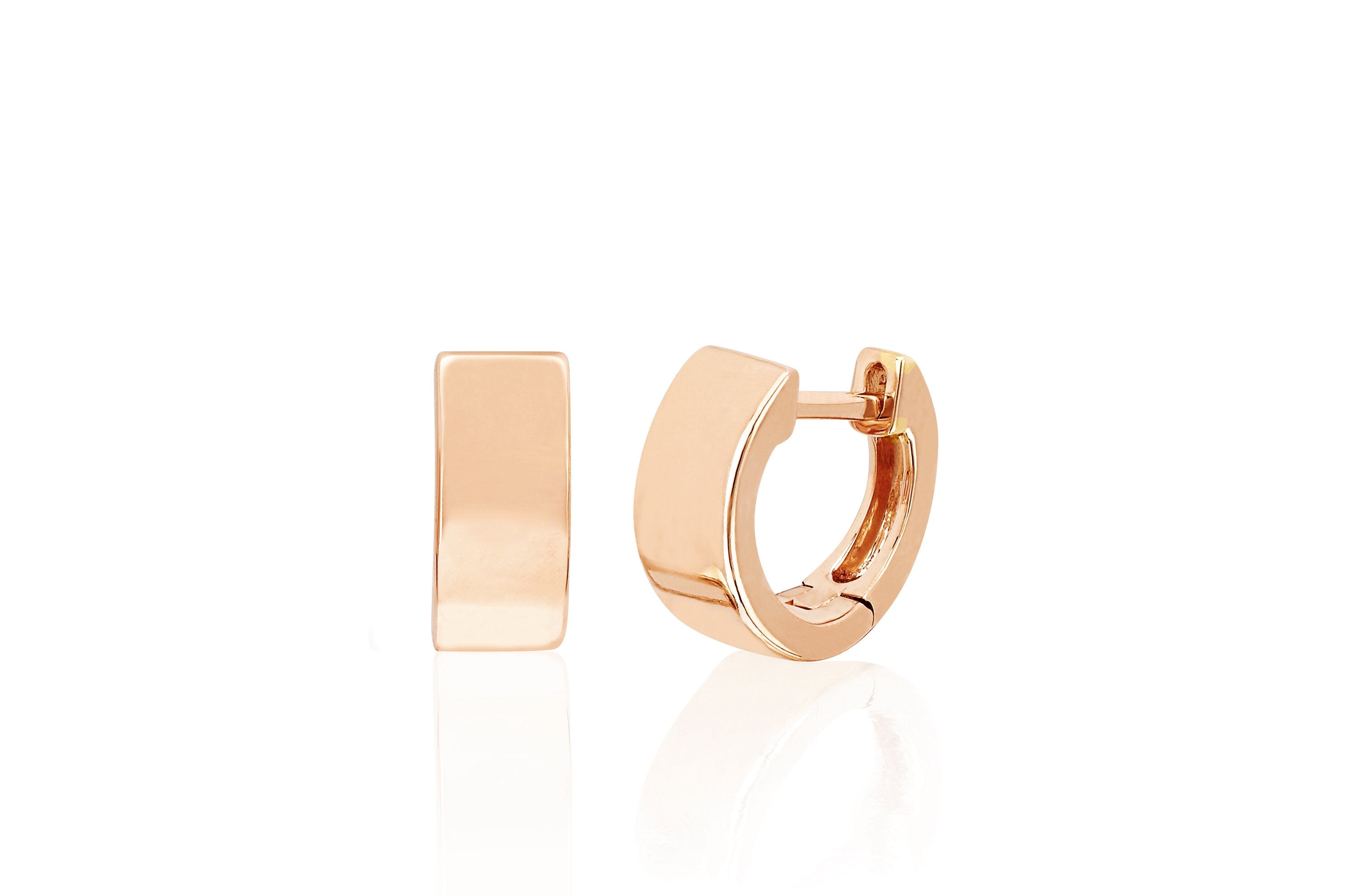 Gold Jumbo Huggie Earring