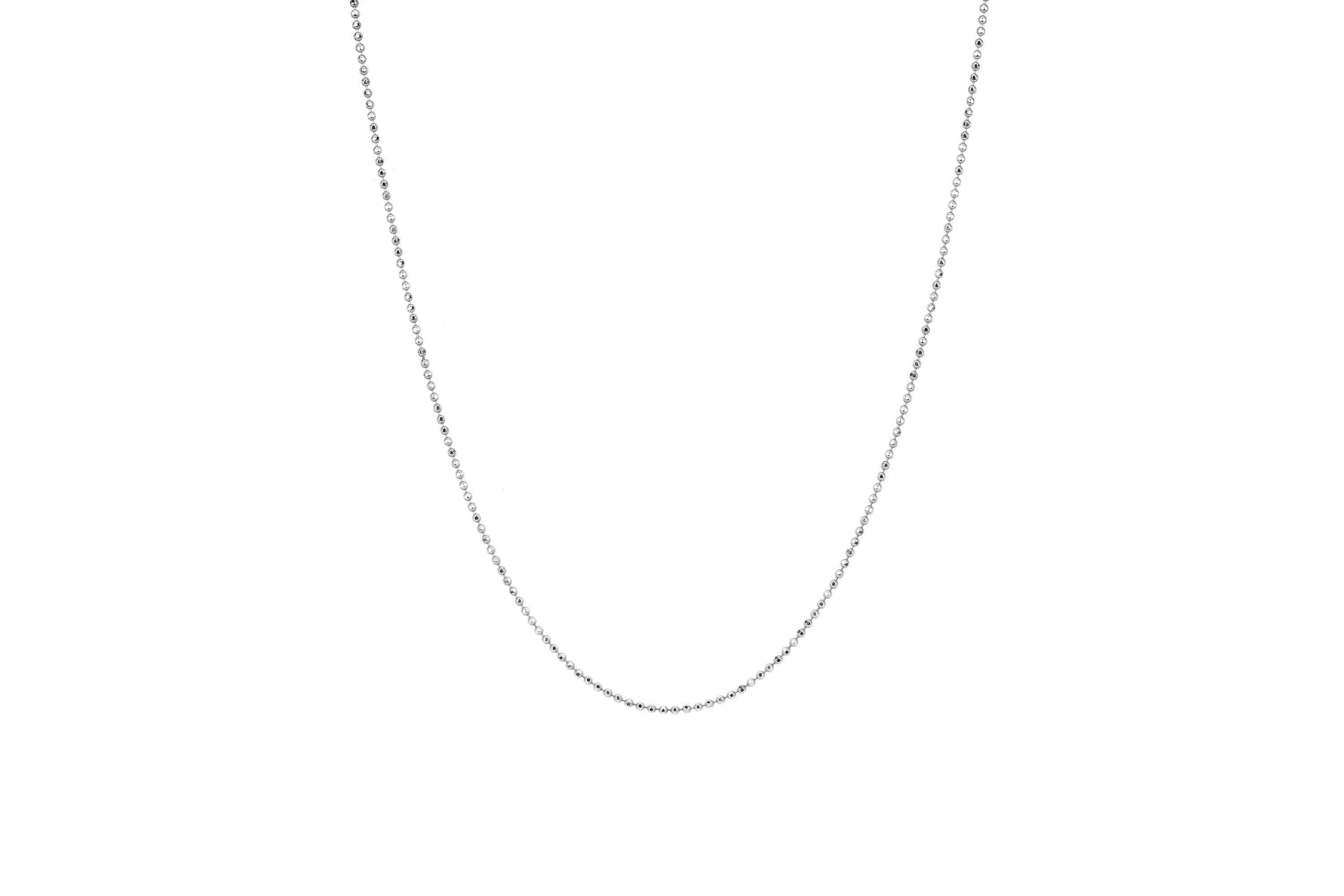 Gold Faceted Ball Chain