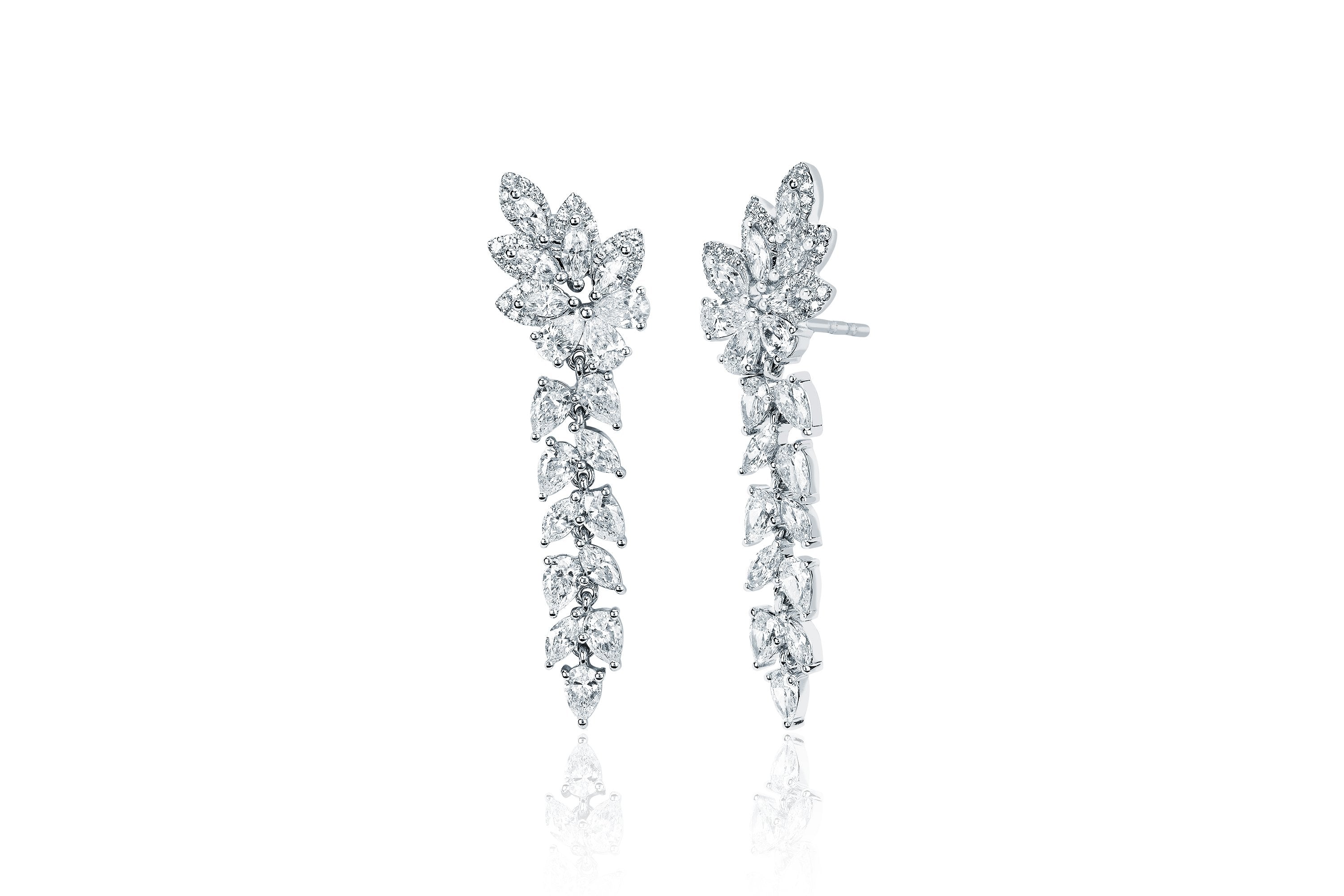 Diamond Pretty Lady Drop Earring