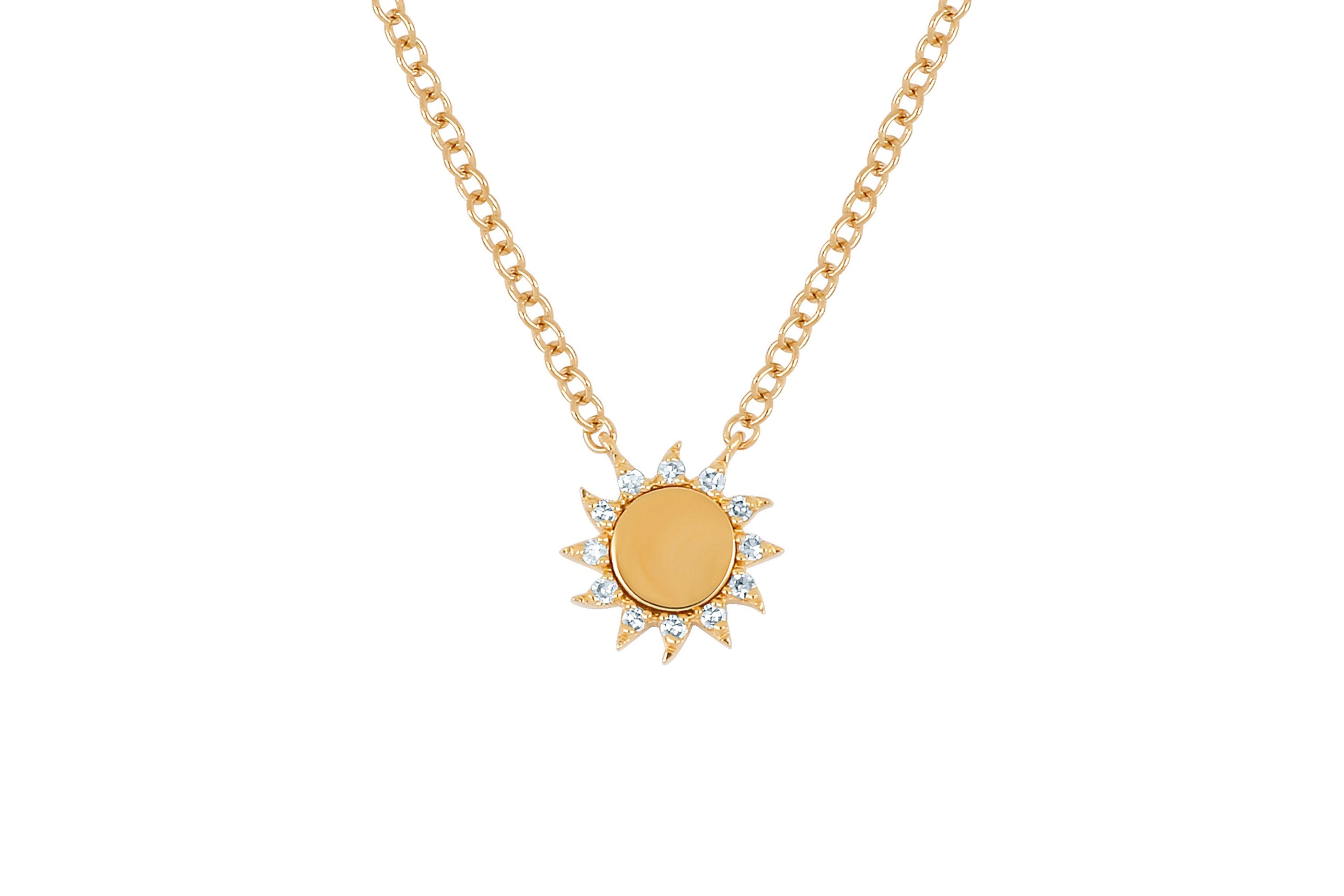 You Are My Sunshine Diamond Necklace