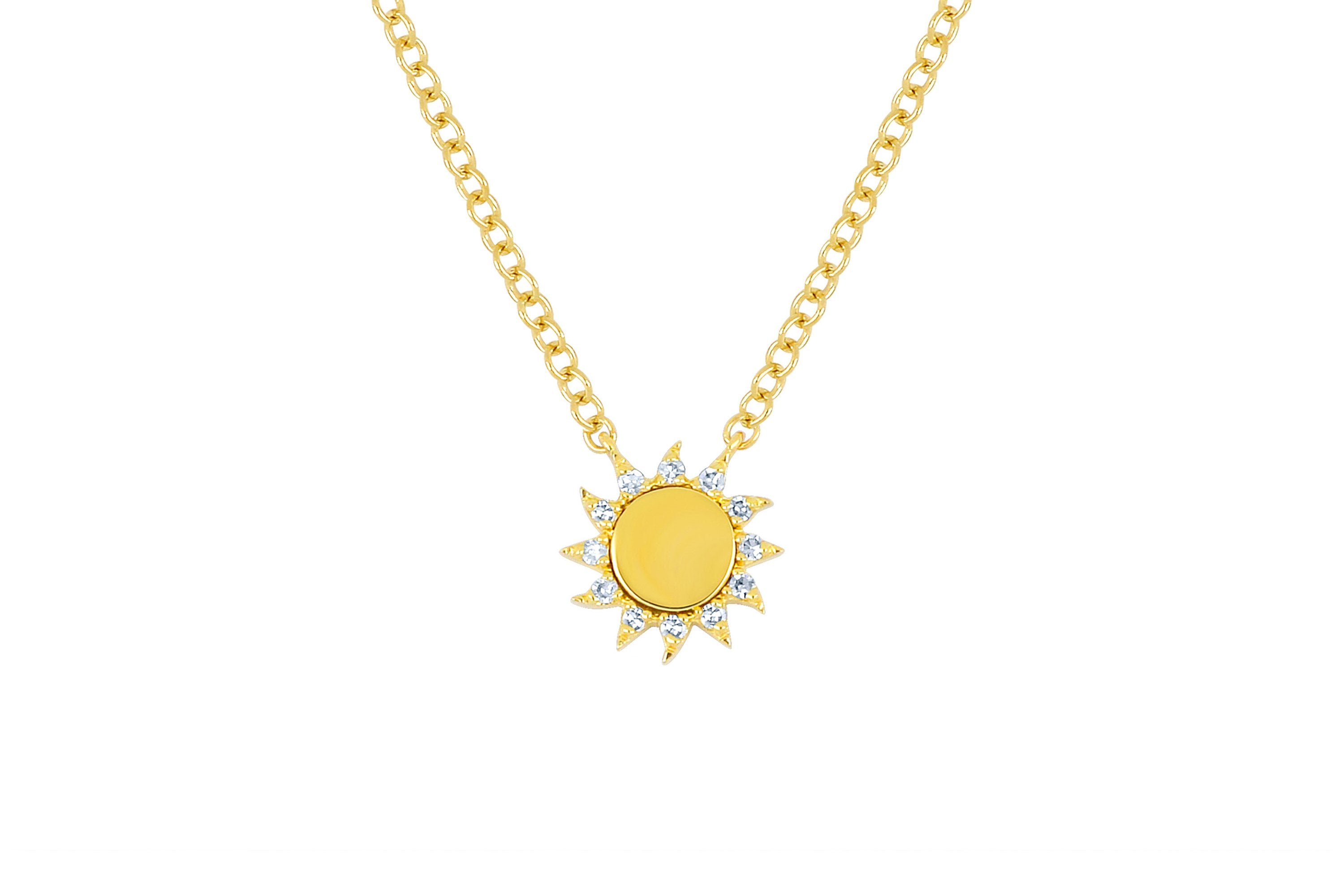 You Are My Sunshine Diamond Necklace