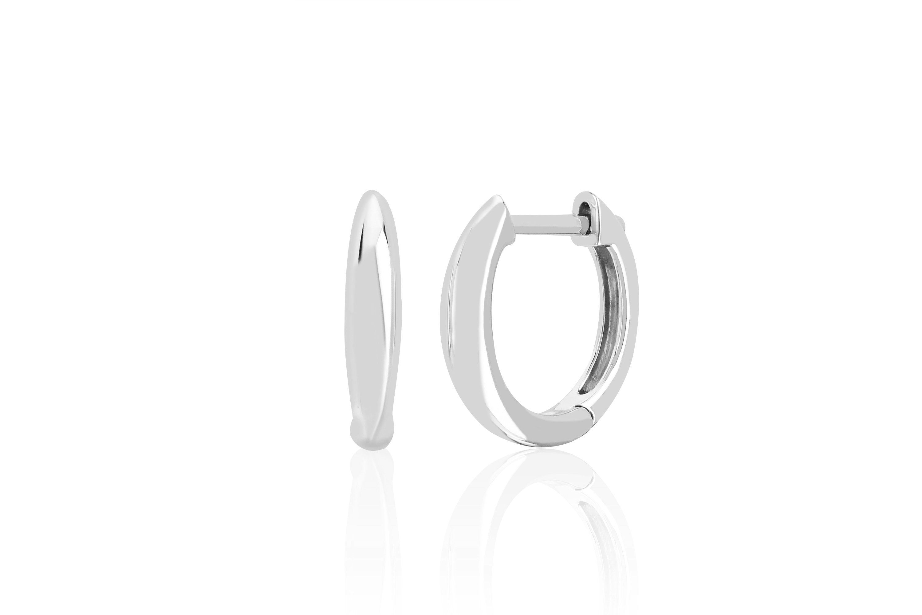 Gold Dome Mini Huggie Earring