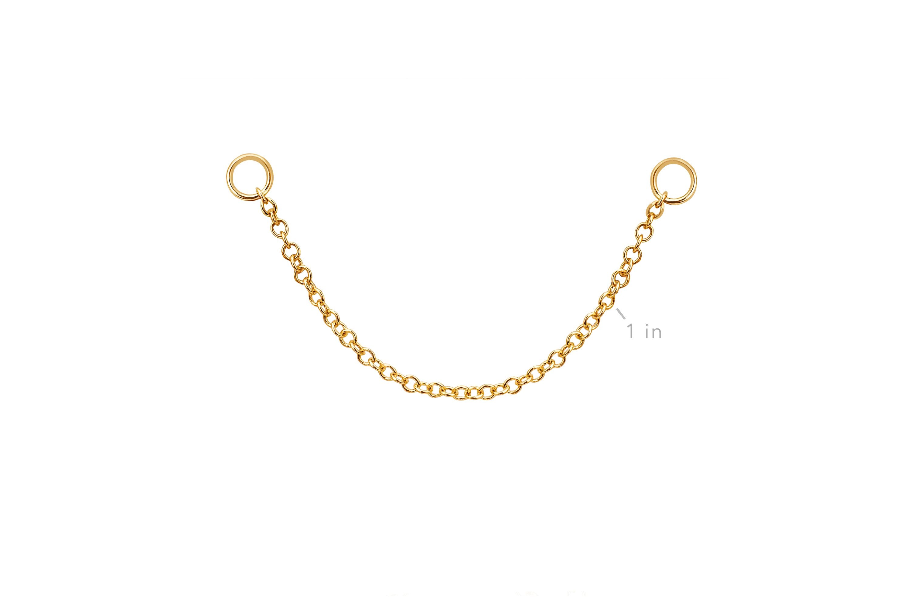 Chain Stud Earring Charm