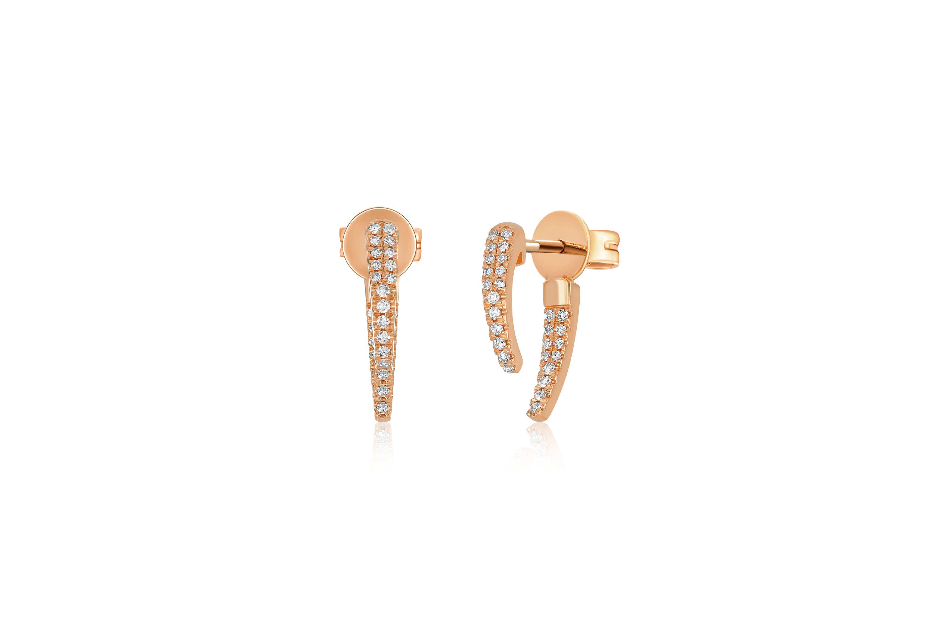 Mini Diamond Hook Earring
