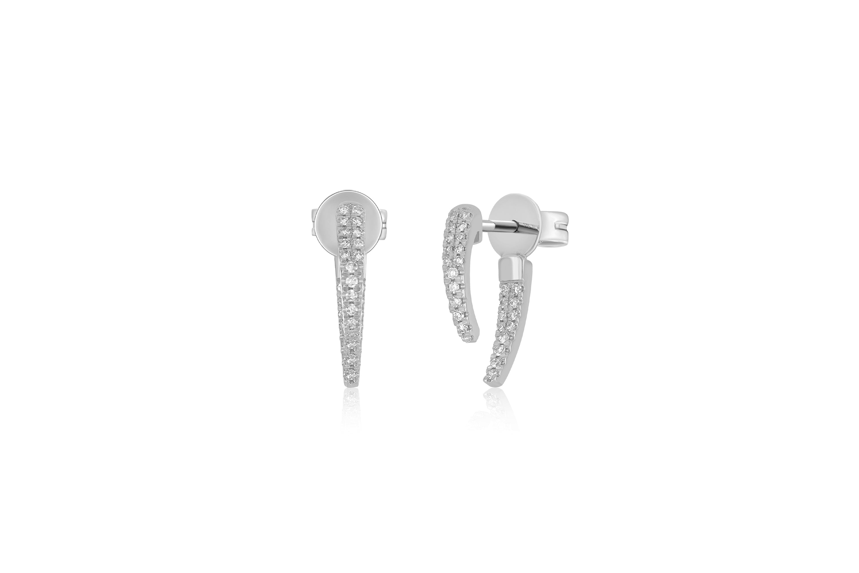 Mini Diamond Hook Earring