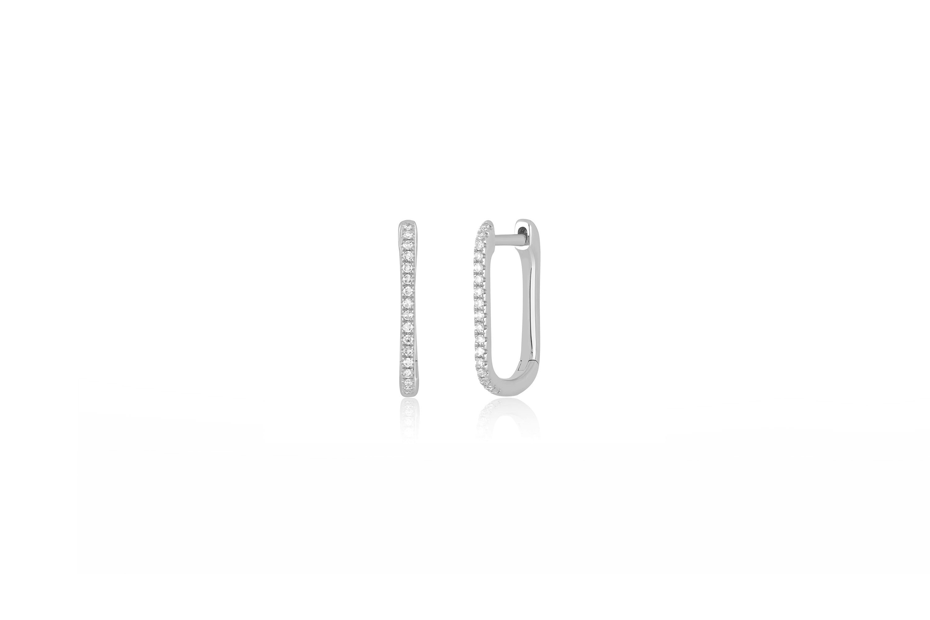 Diamond Lola Hoop Earring
