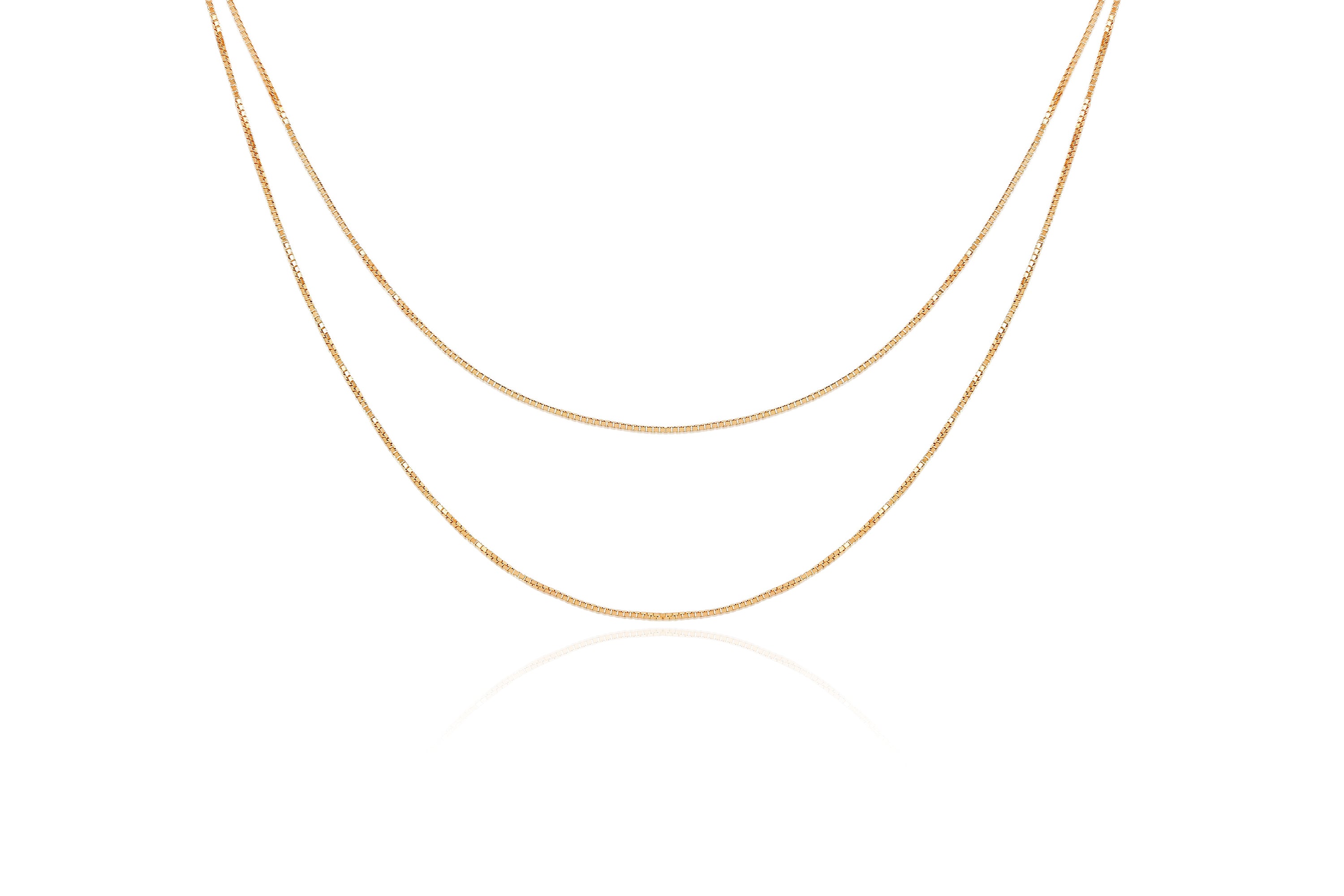 Double Strand Liquid Gold Necklace