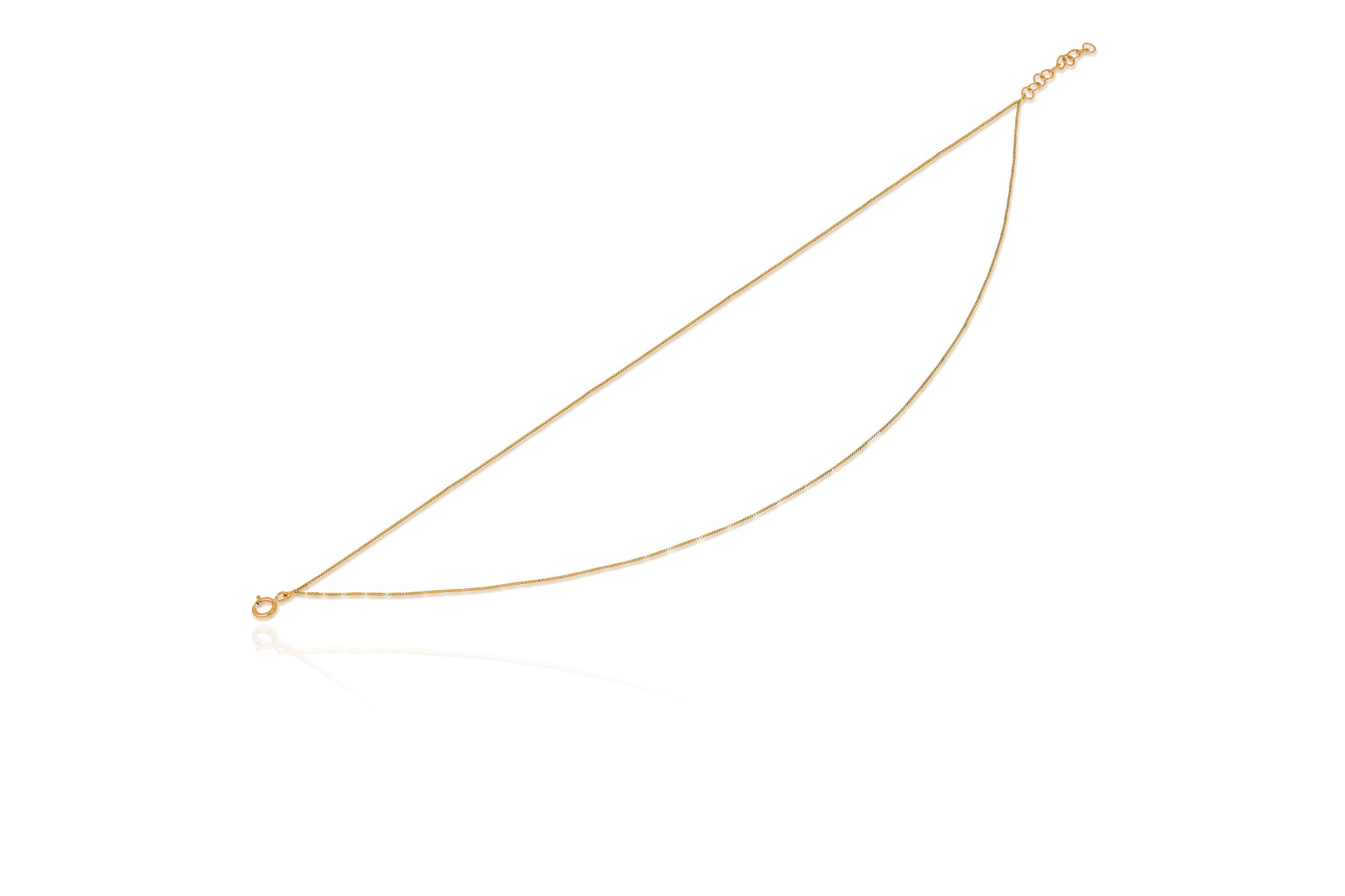 Double Strand Liquid Gold Anklet