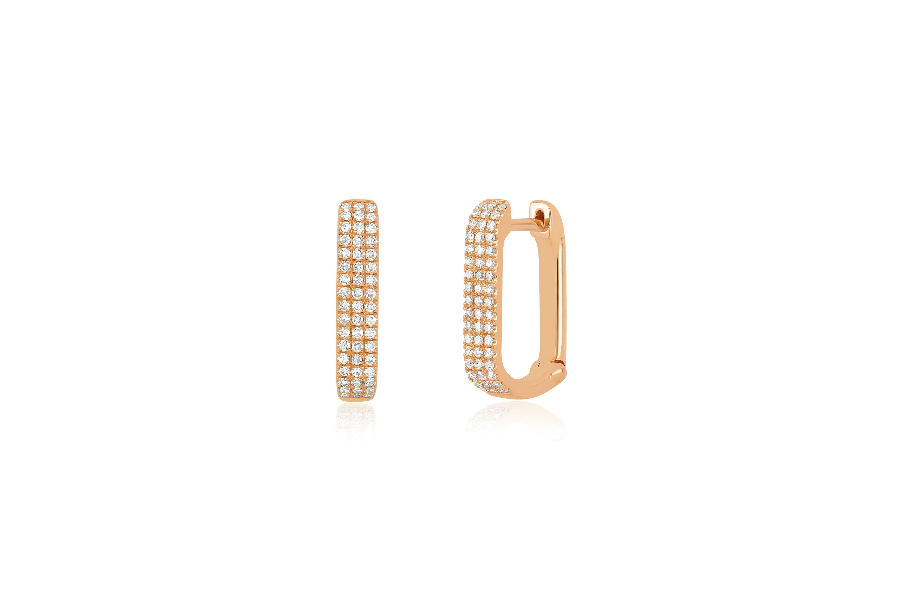 Diamond Jumbo Lola Huggie Earring