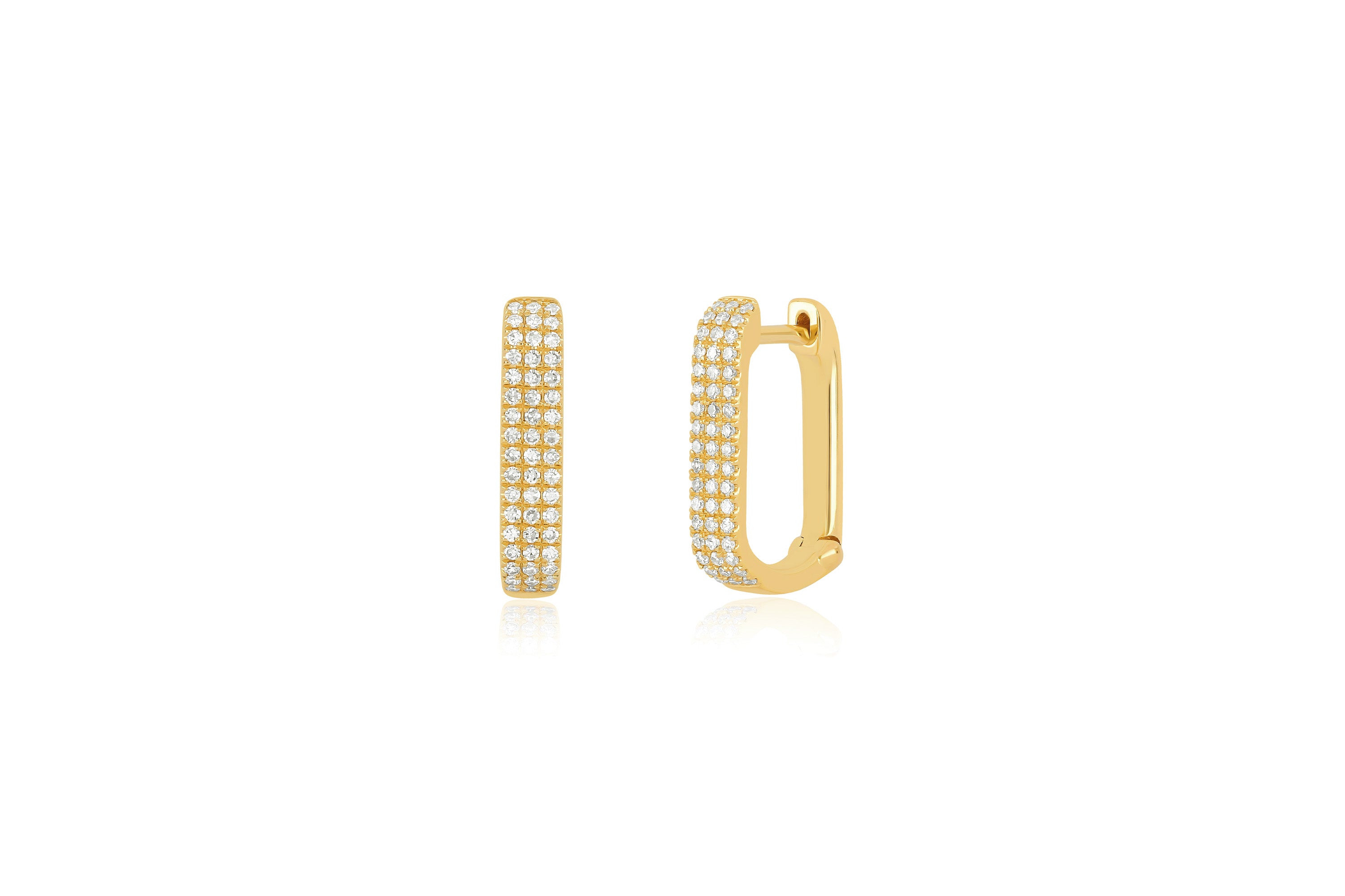 Diamond Jumbo Lola Huggie Earring