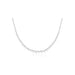 Graduated Diamond Necklace in 14k white gold