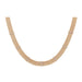 Diamond Bar Mesh Necklace in 14k rose gold