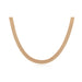 Gold Mesh Necklace in 14k rose gold