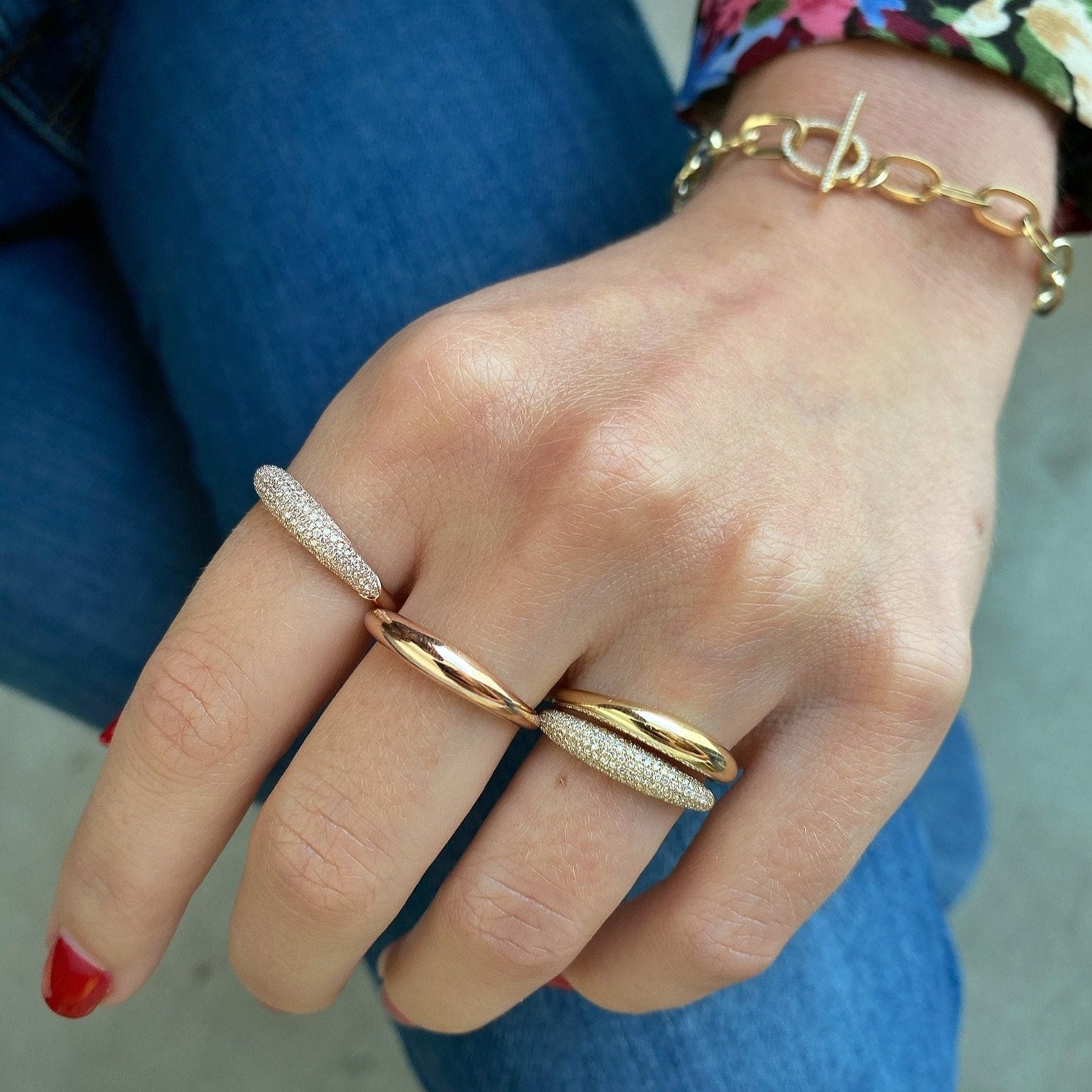 Diamond Dome Ring