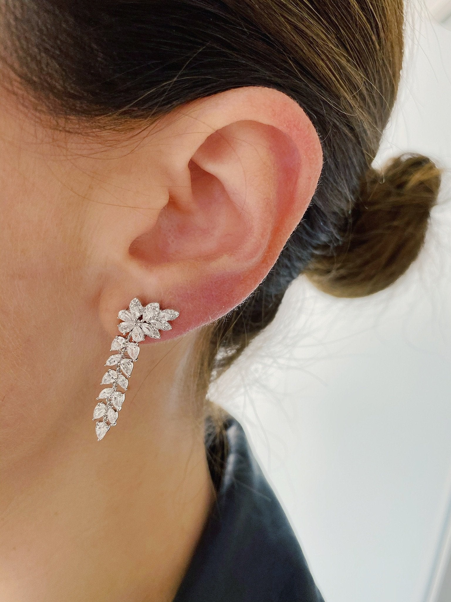 Diamond Pretty Lady Drop Earring