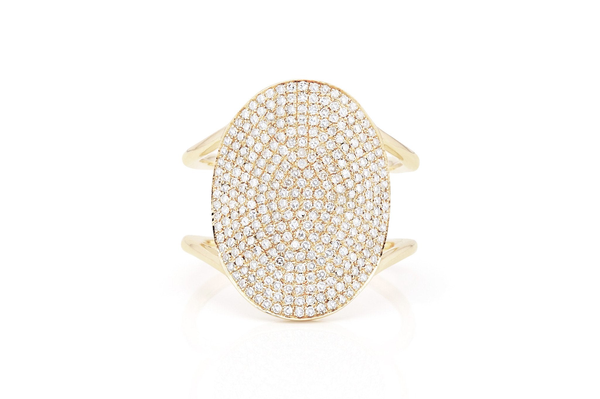 EF Collection Diamond Jumbo Oval Ring - 1