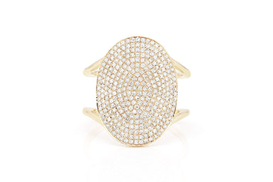 EF Collection Diamond Jumbo Oval Ring - 1