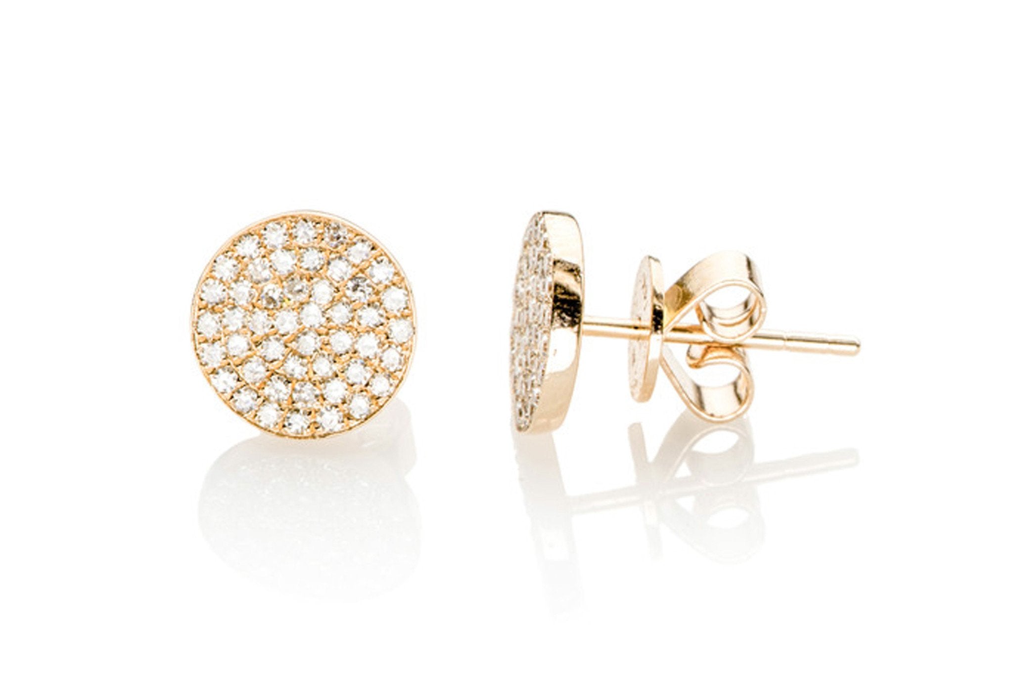 EF Collection Diamond Disc Studs - 1