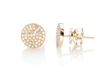 EF Collection Diamond Disc Studs - 1